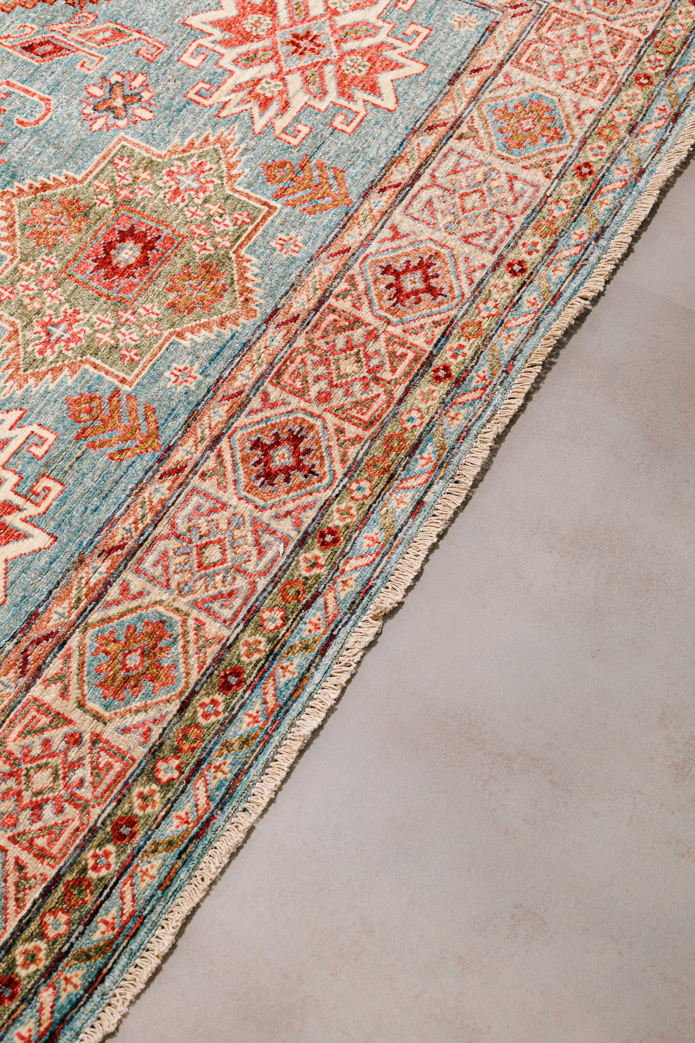 Teppich Kazak Super - 100% Wolle,  150x213cm