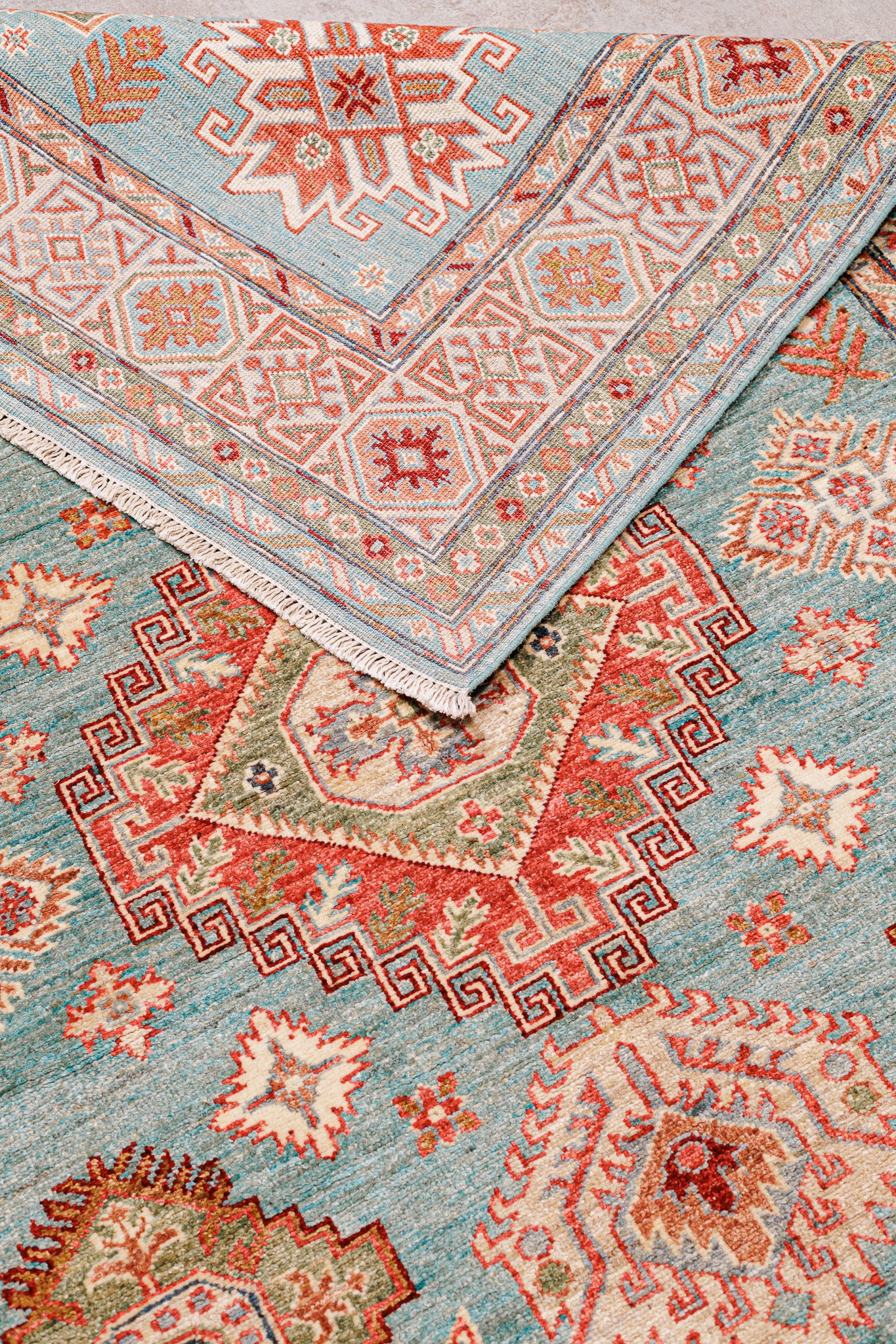 Teppich Kazak Super - 100% Wolle,  150x213cm