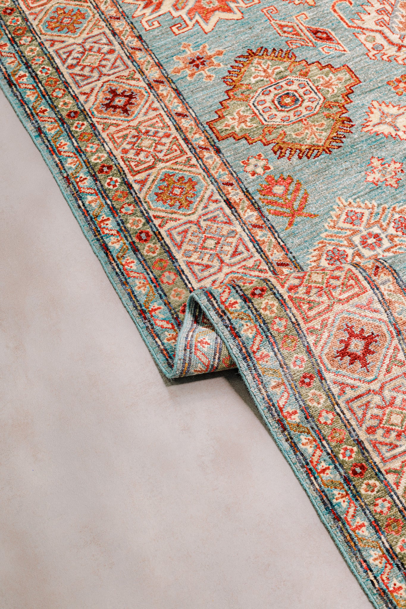 Teppich Kazak Super - 100% Wolle,  150x213cm