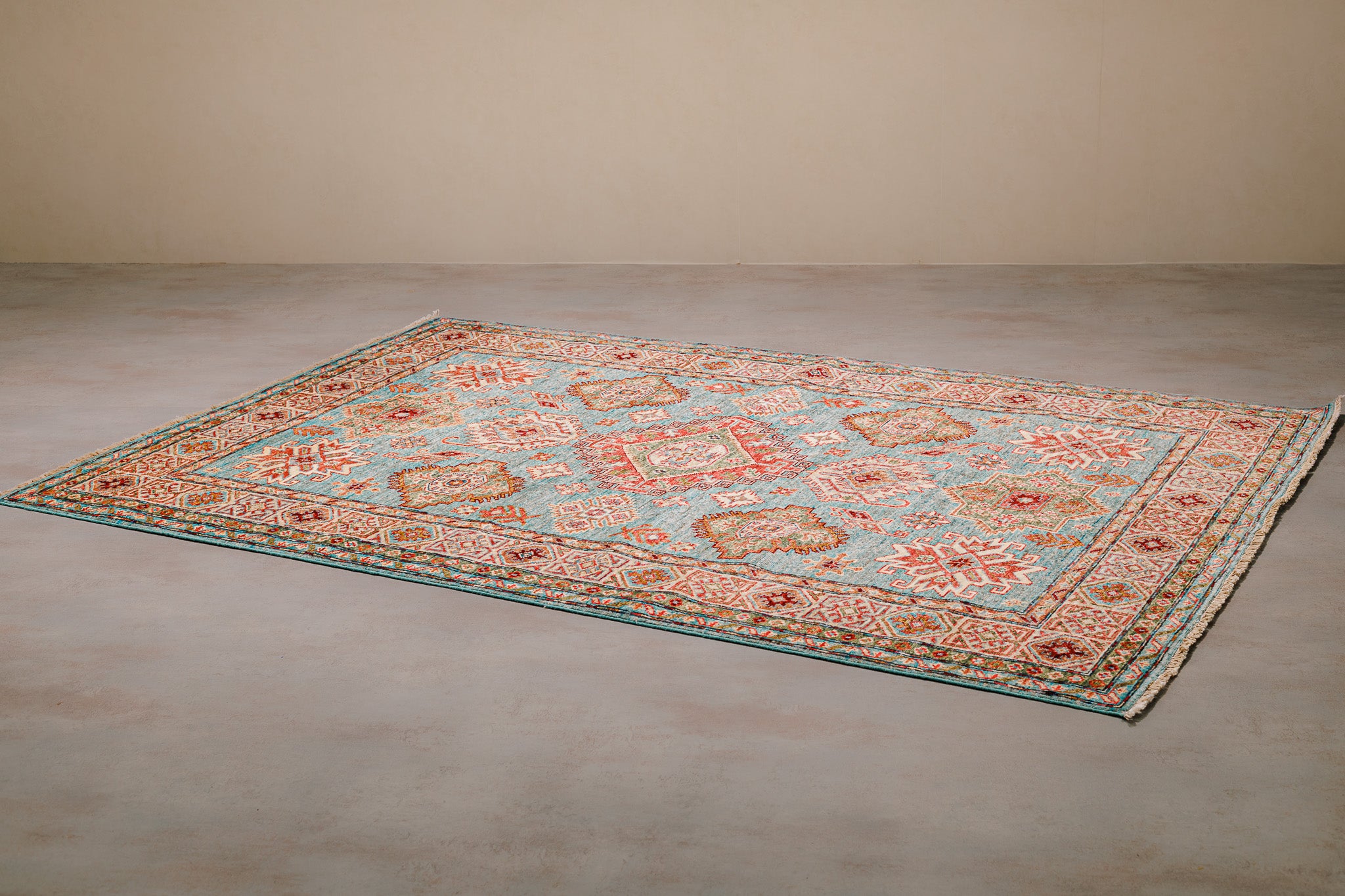 Teppich Kazak Super - 100% Wolle,  78x246cm