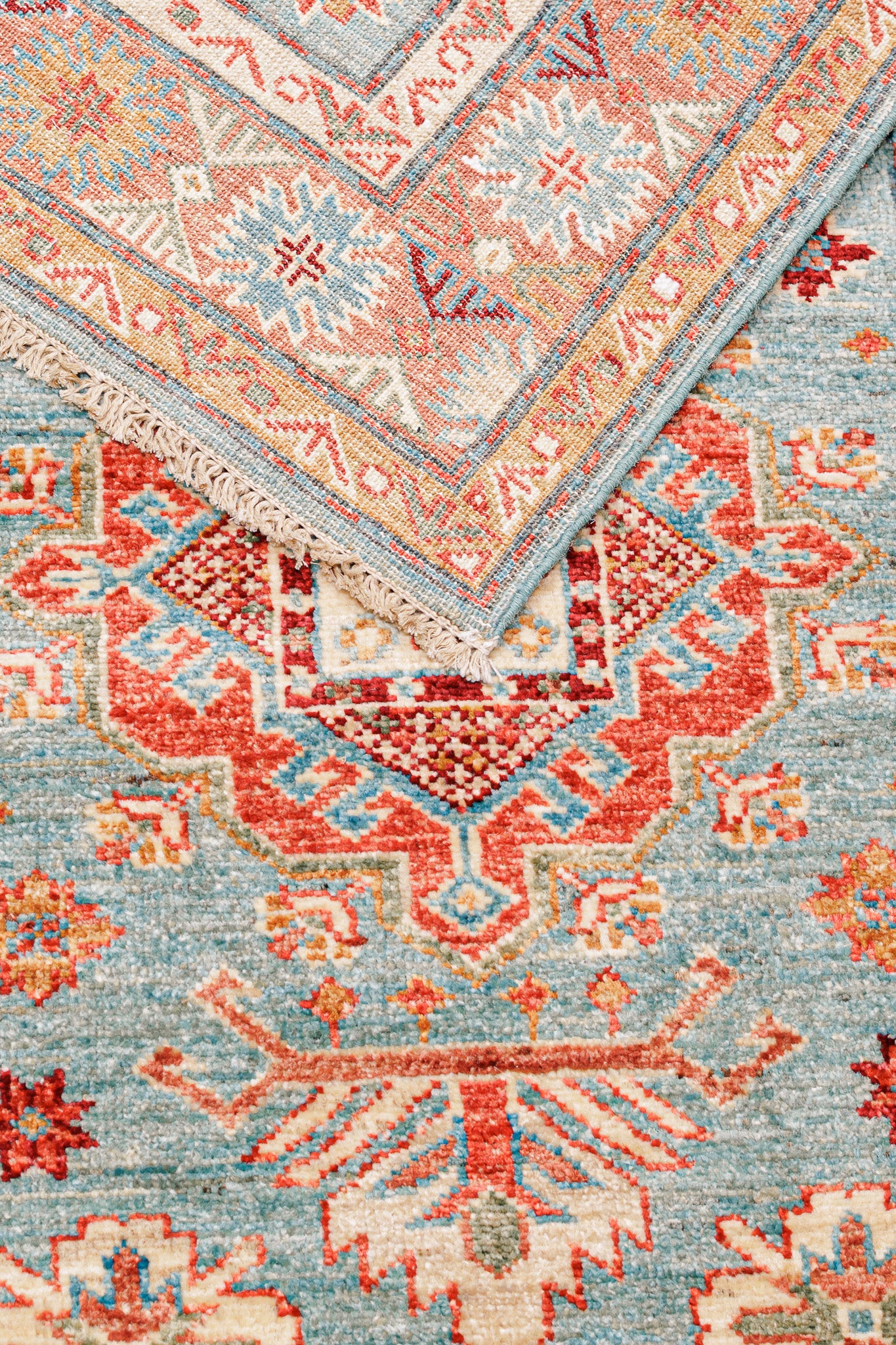 Teppich Kazak Super - 100% Wolle,  78x246cm