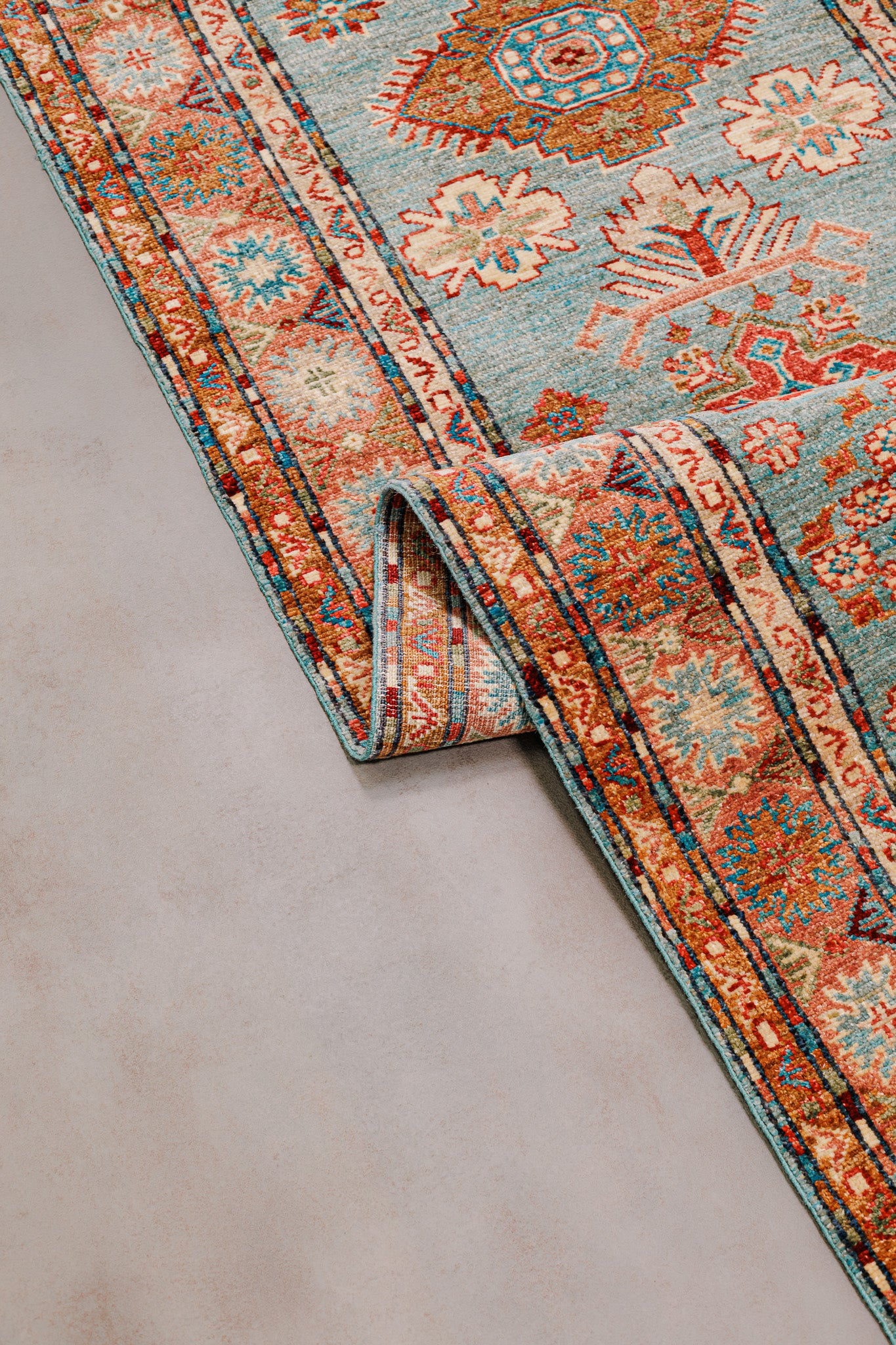 Teppich Kazak Super - 100% Wolle,  86x240cm