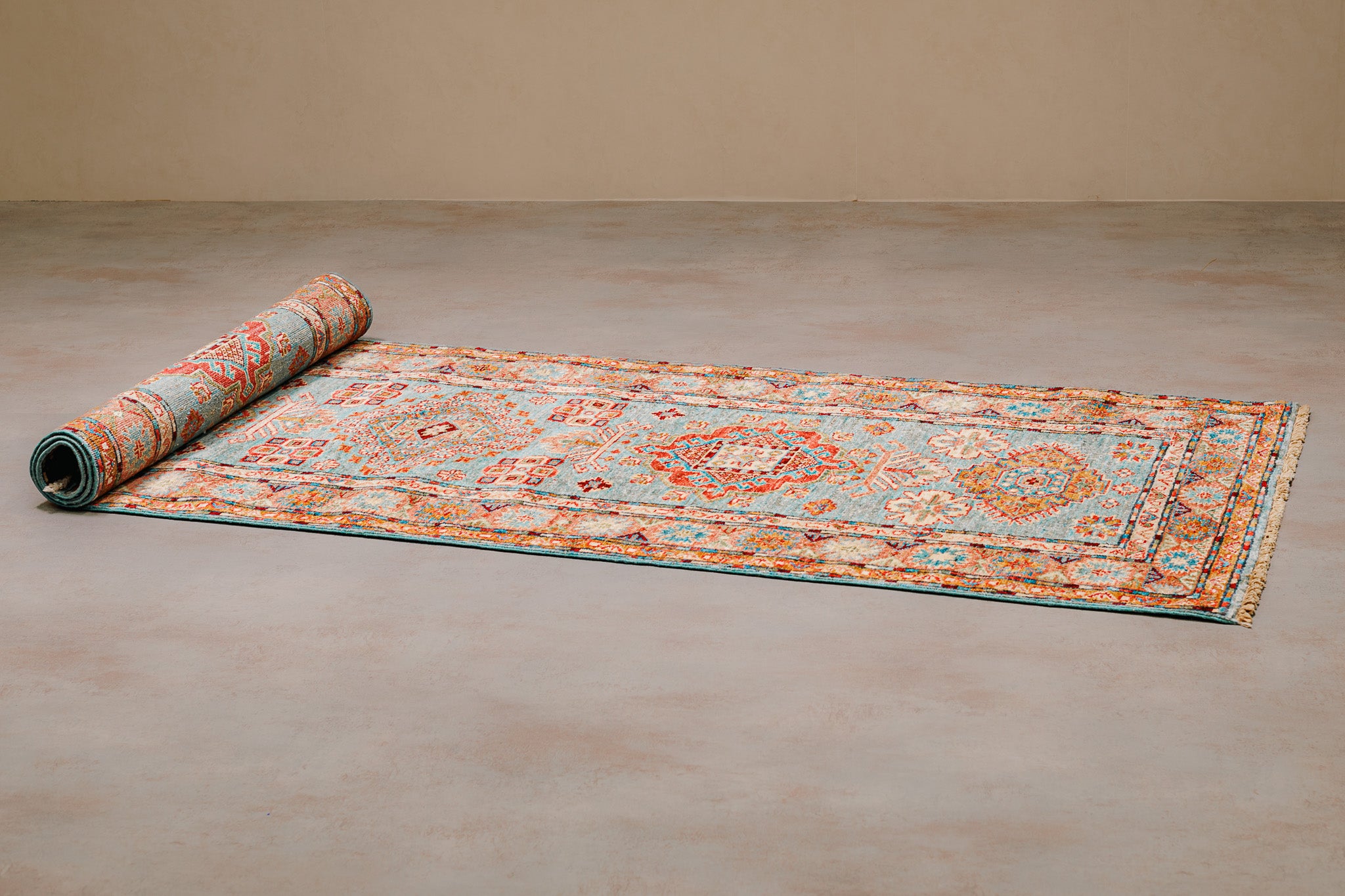 Teppich Kazak Super - 100% Wolle,  86x240cm