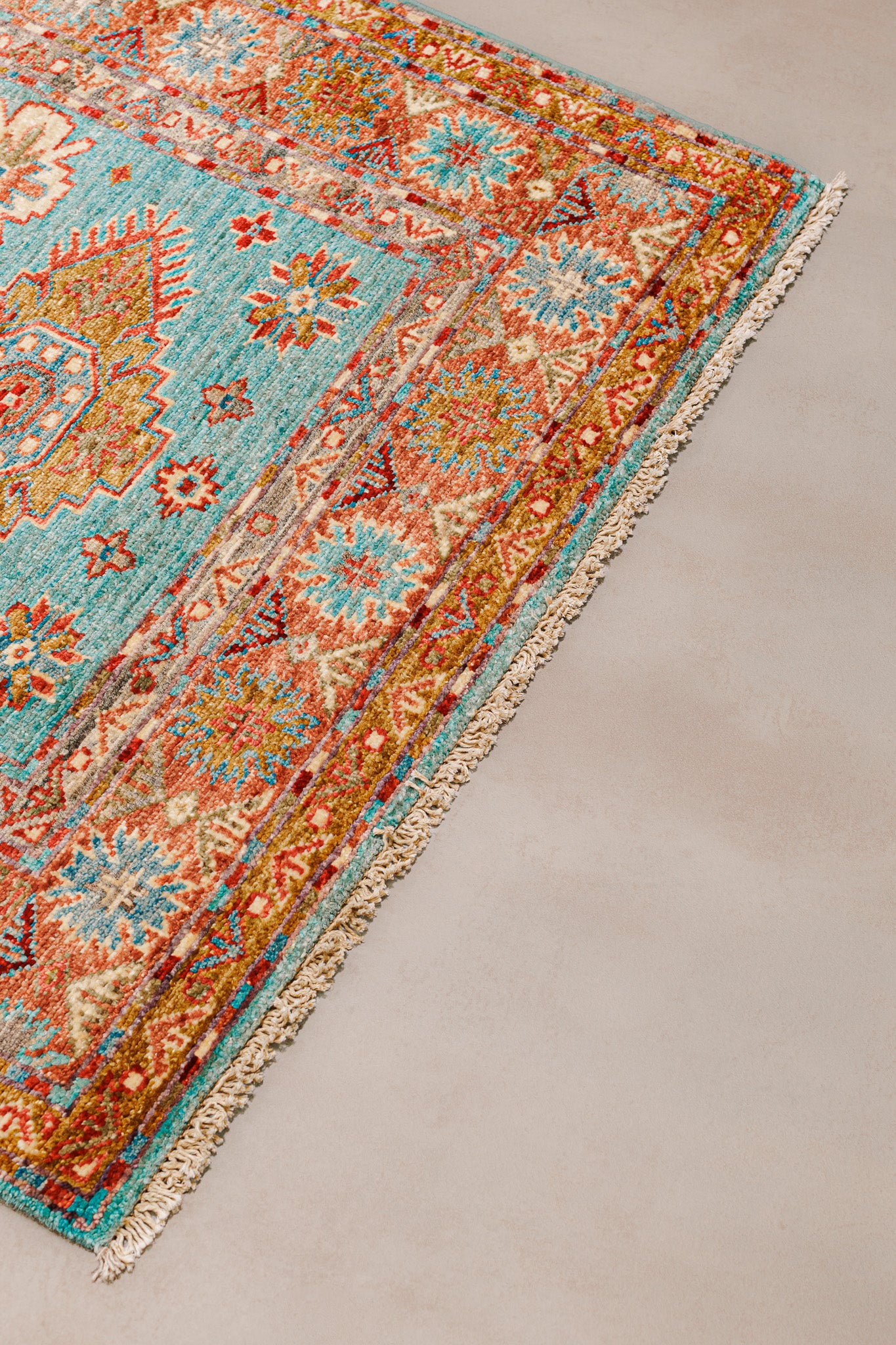 Teppich Kazak Super - 100% Wolle, 82x251cm