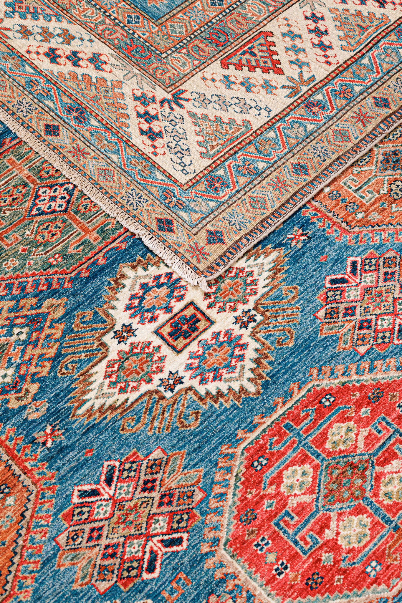 Teppich Kazak Super - 100% Wolle, 242x315cm