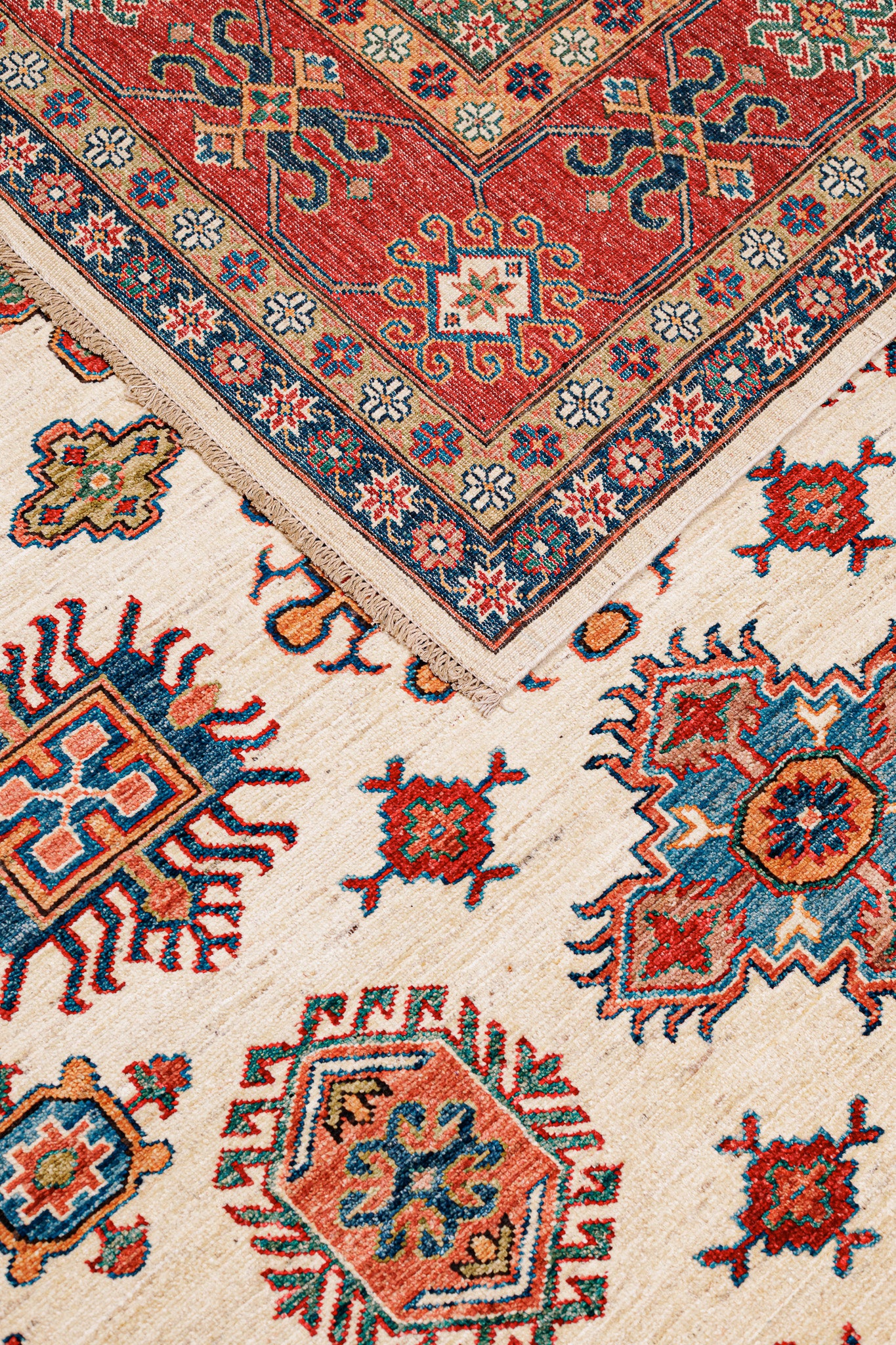 Teppich Kazak Super - 100% Wolle, 254x305cm