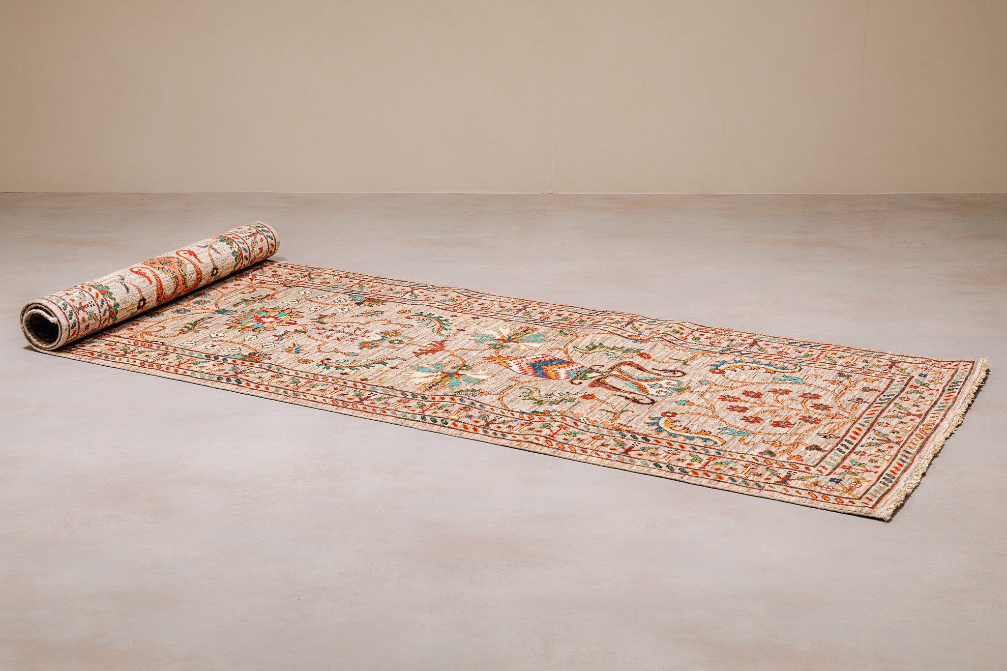 Teppich Ziegler Sultani - Mehrfarbig 85x276cm