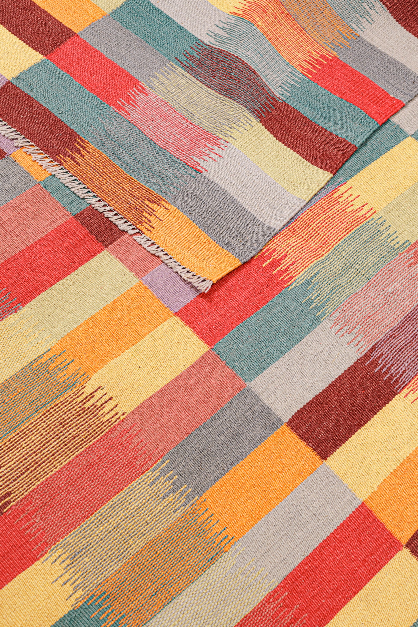 Teppich Kelim Tribal - 100 % Wolle - 153x197cm