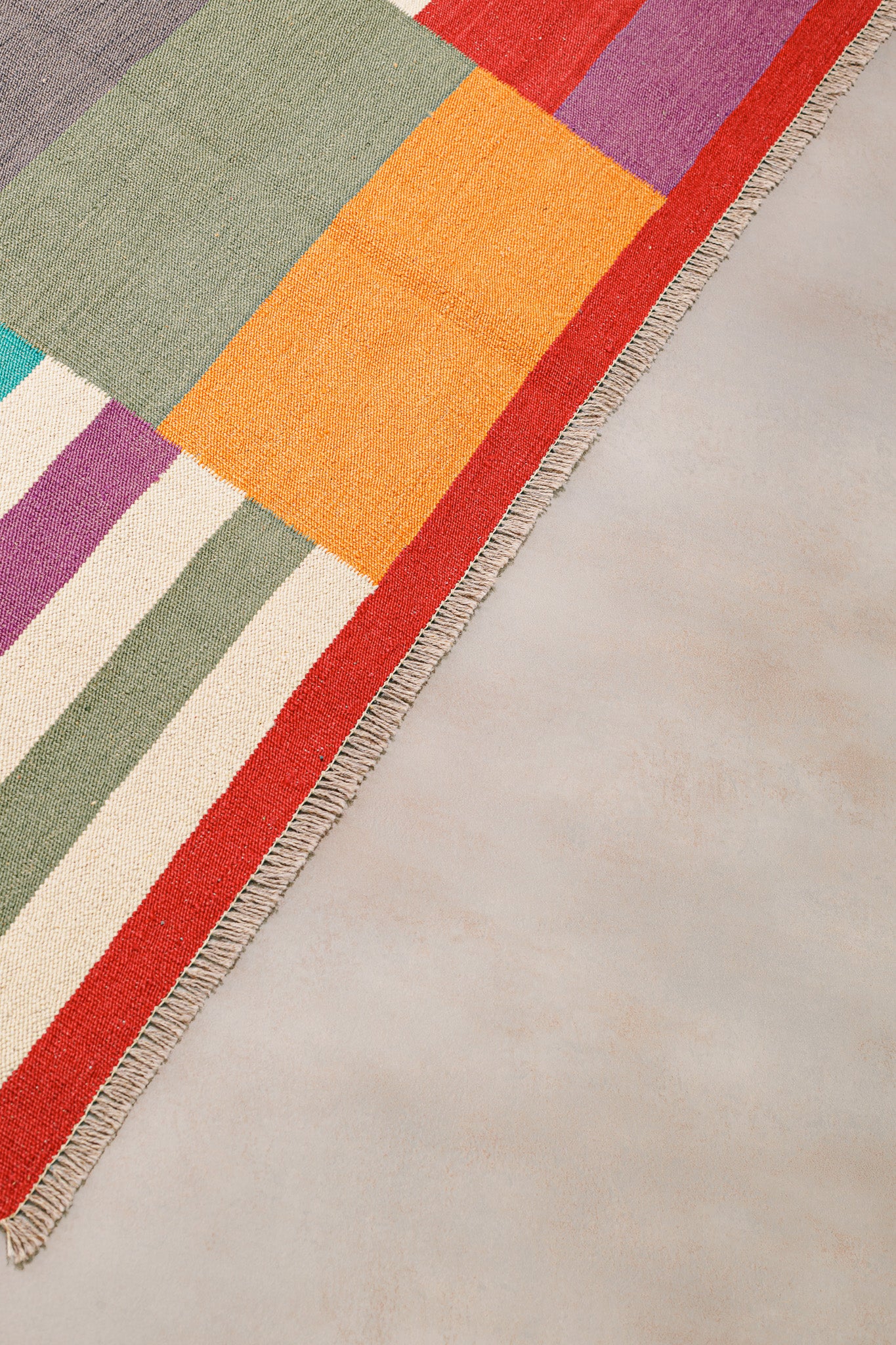 Teppich Kelim Tribal - 100 % Wolle - 156x208cm