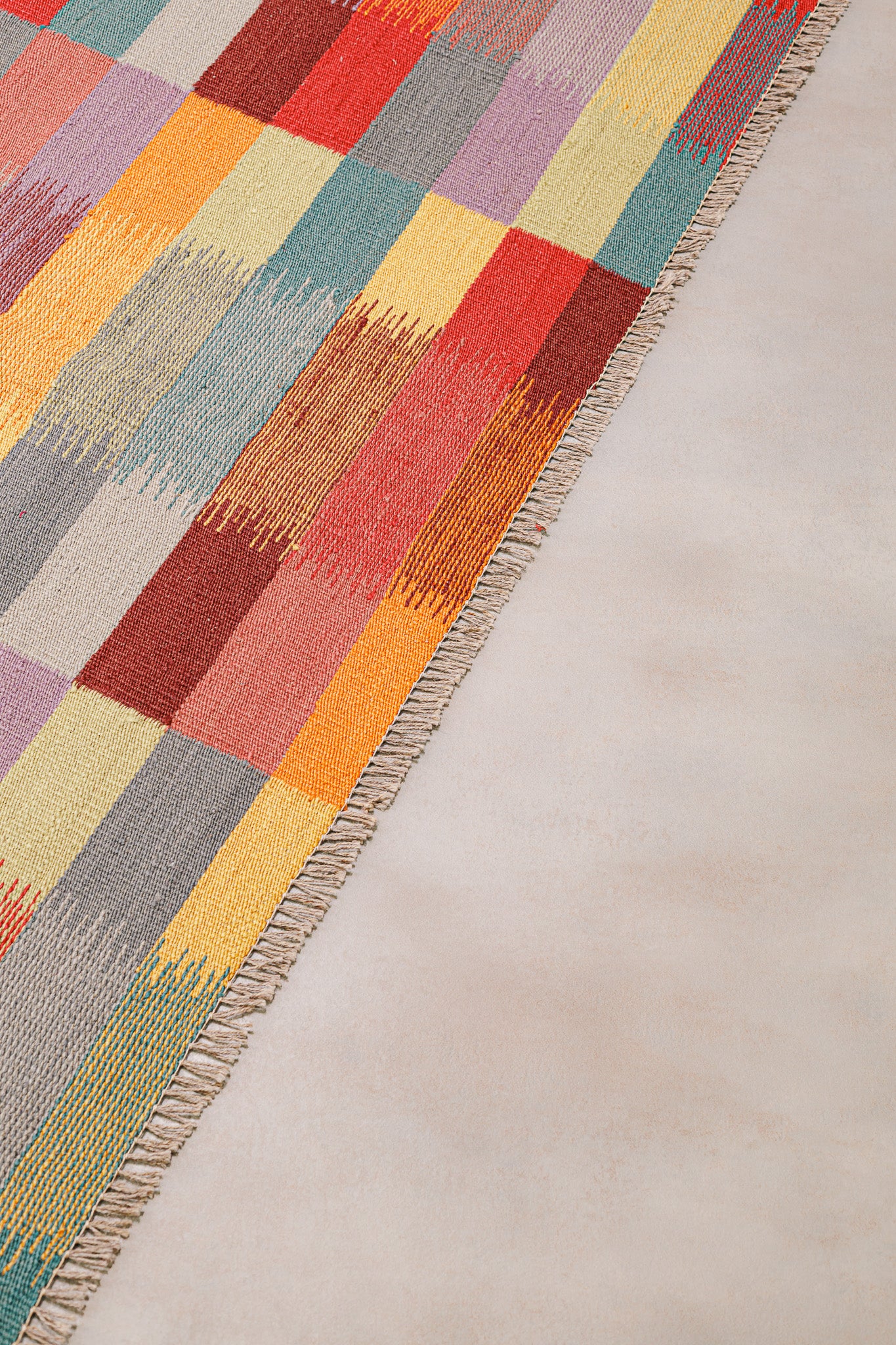 Teppich Kelim Tribal - 100 % Wolle - 156x195cm