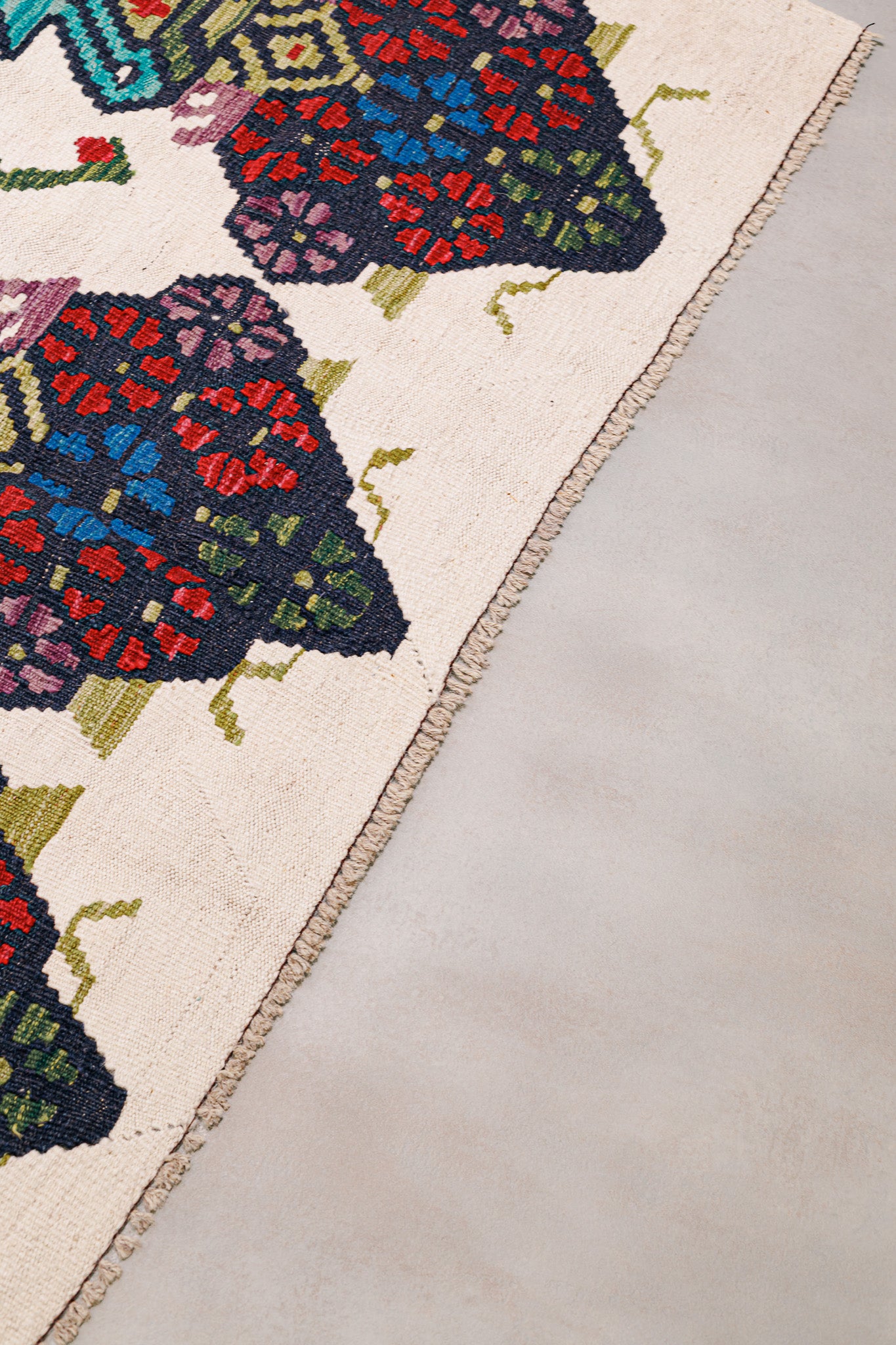 Teppich Kelim Mai Mai - 100 % Wolle - 150x185cm