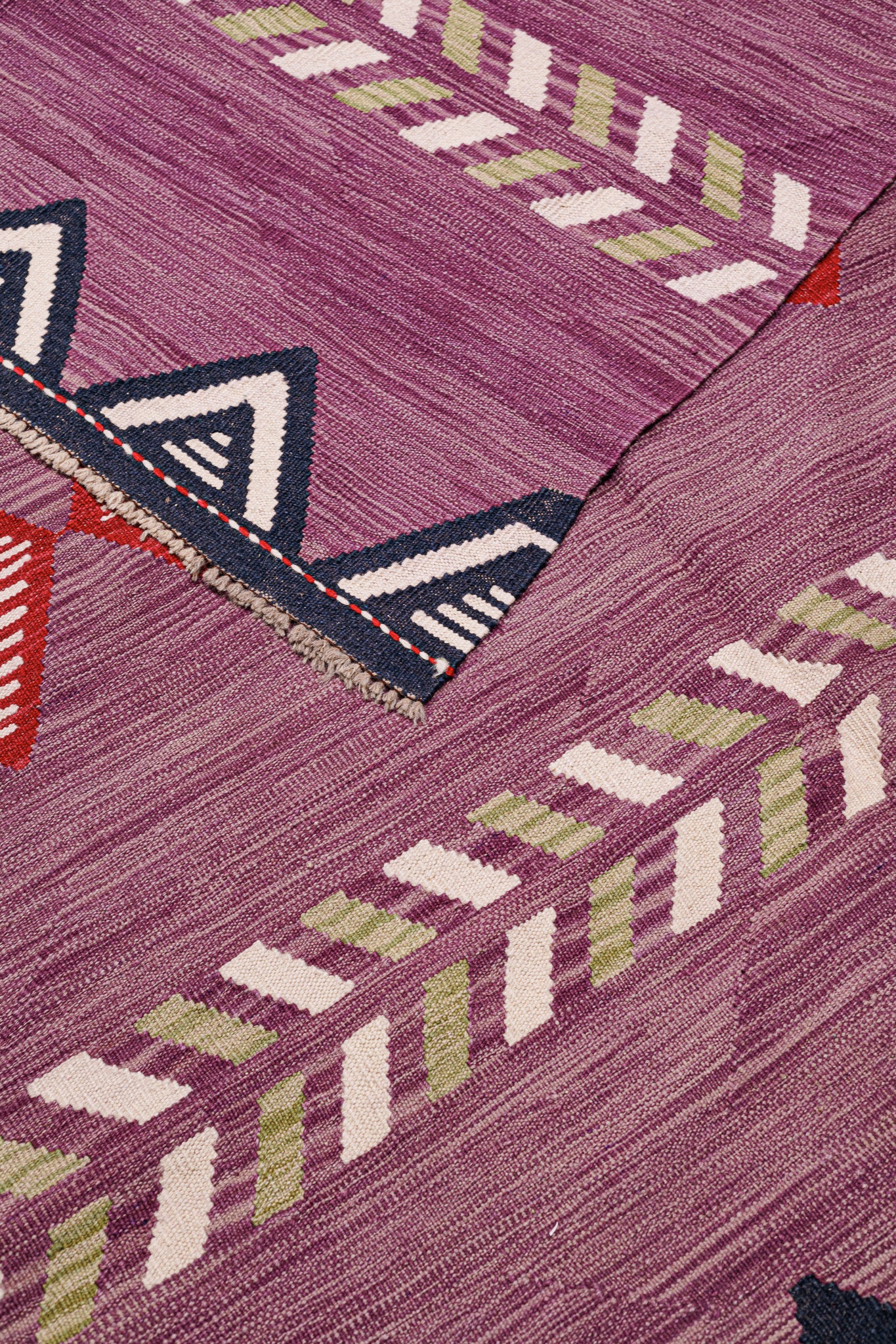 Teppich Kelim Tribal  - 100 % Wolle - 148x197cm