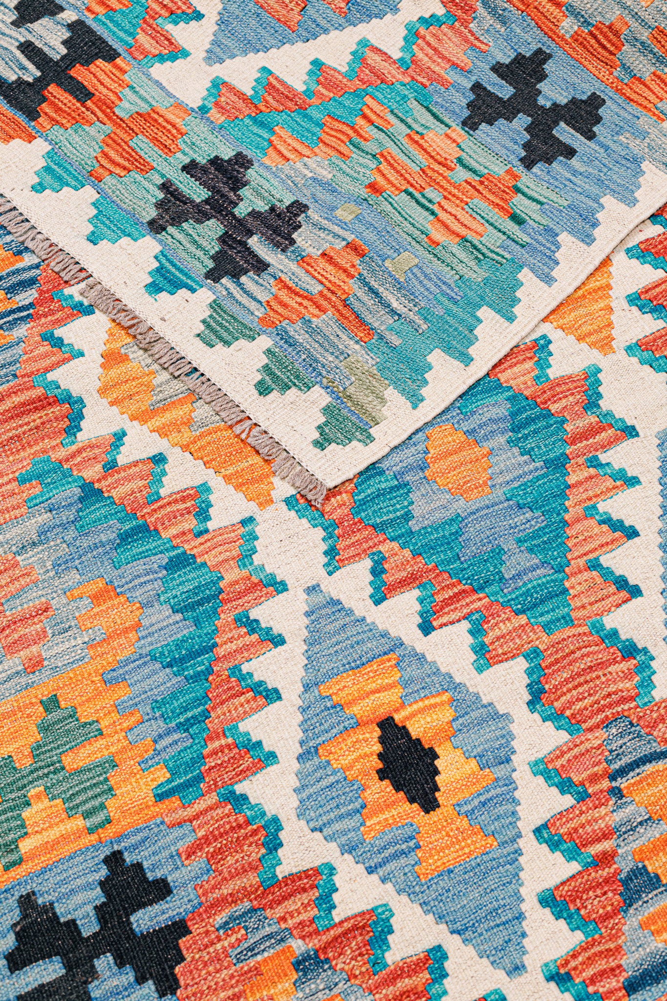 Teppich Kelim Mai Mai - 100 % Wolle -  123x175cm