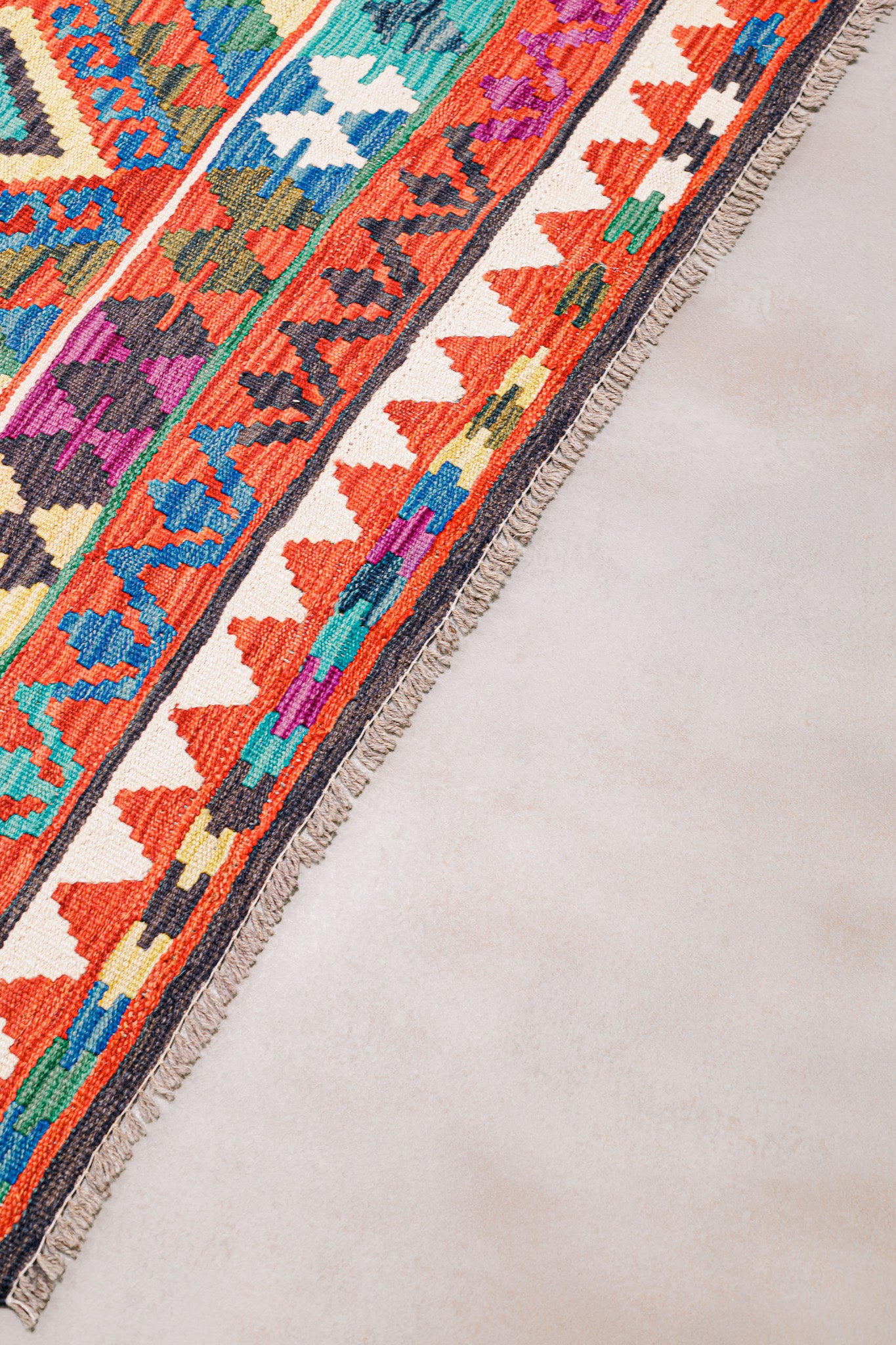 Teppich Kelim Mai Mai - 100 % Wolle -  146x210cm