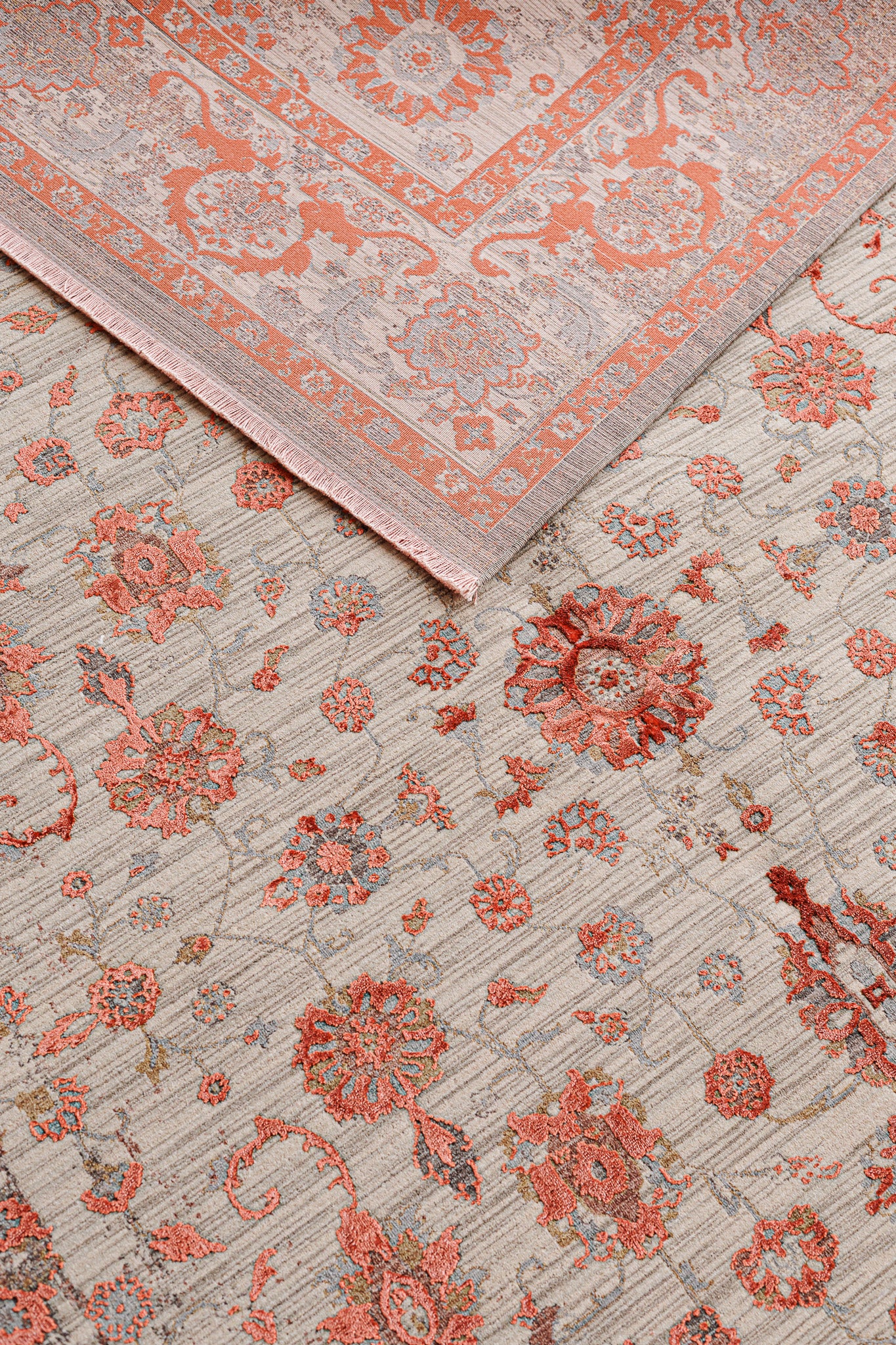 Alfombra Lux Turco Red Flower -  de Salón