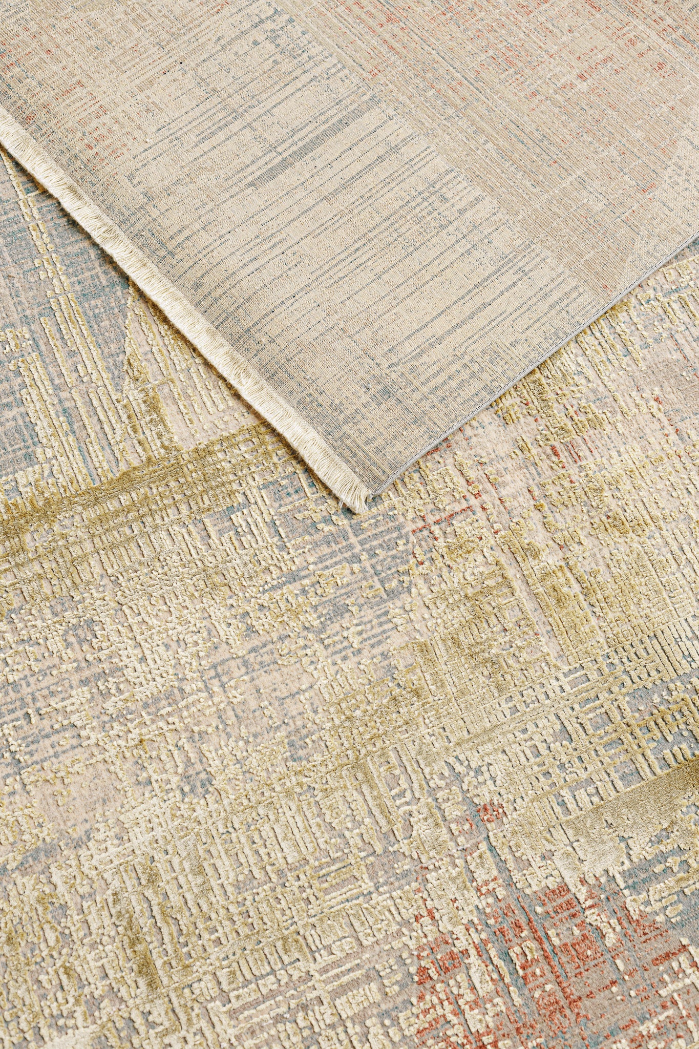 Teppich Lux Türkisch Golden Desing  –  Wohnzimmerteppich 