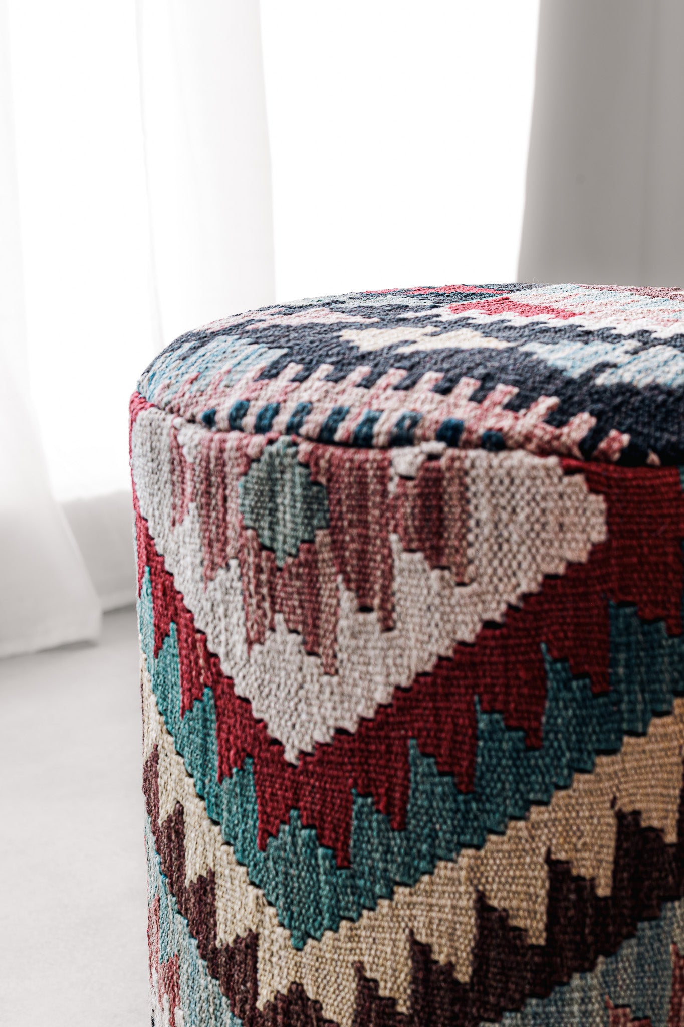 Puf Redondo Kilim Mai Mai - 37x42cm