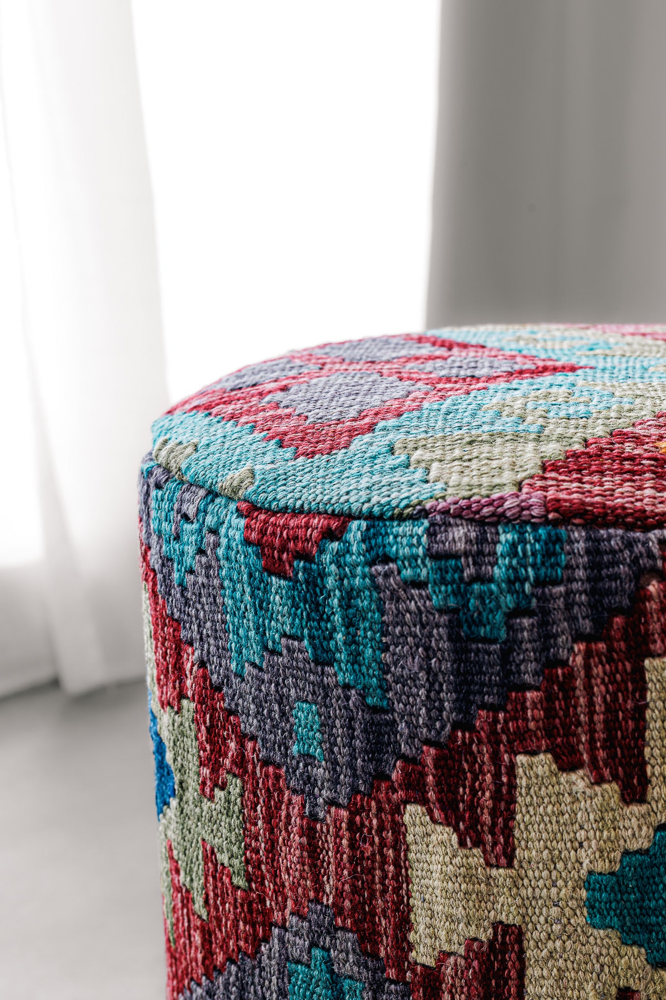 Puf Redondo Kilim Mai Mai - 37x42cm