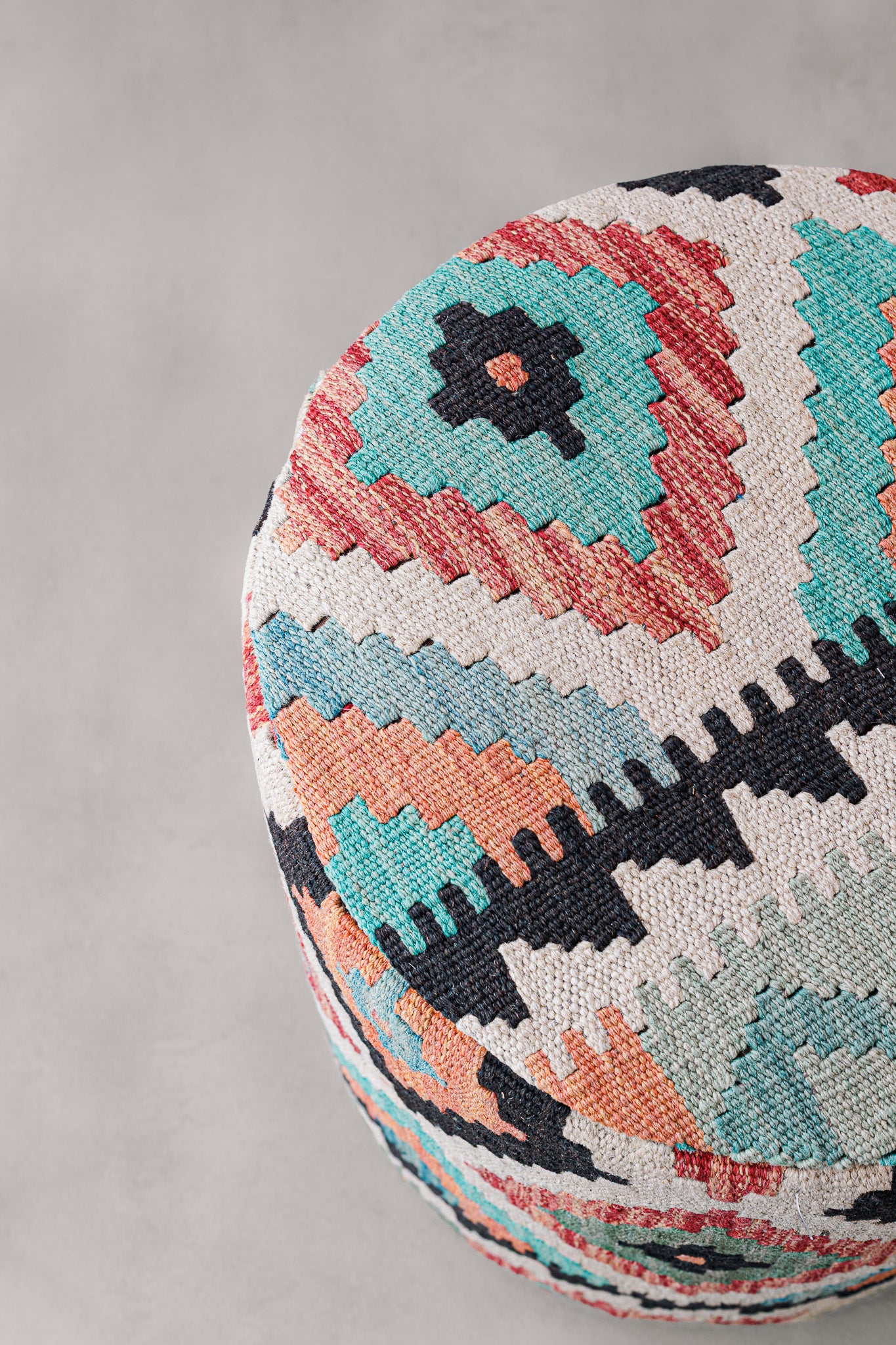 Puf Redondo Kilim Mai Mai - 37x42cm