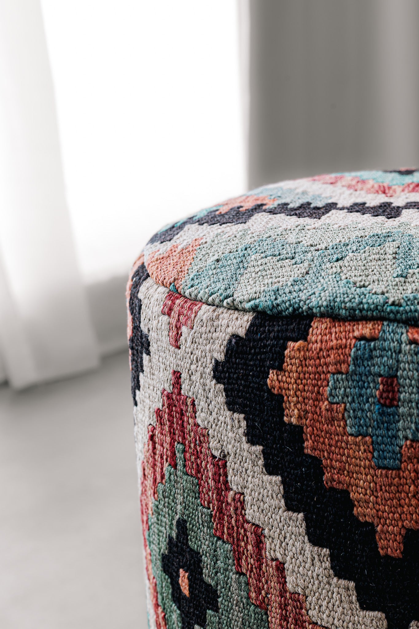 Puf Redondo Kilim Mai Mai - 37x42cm
