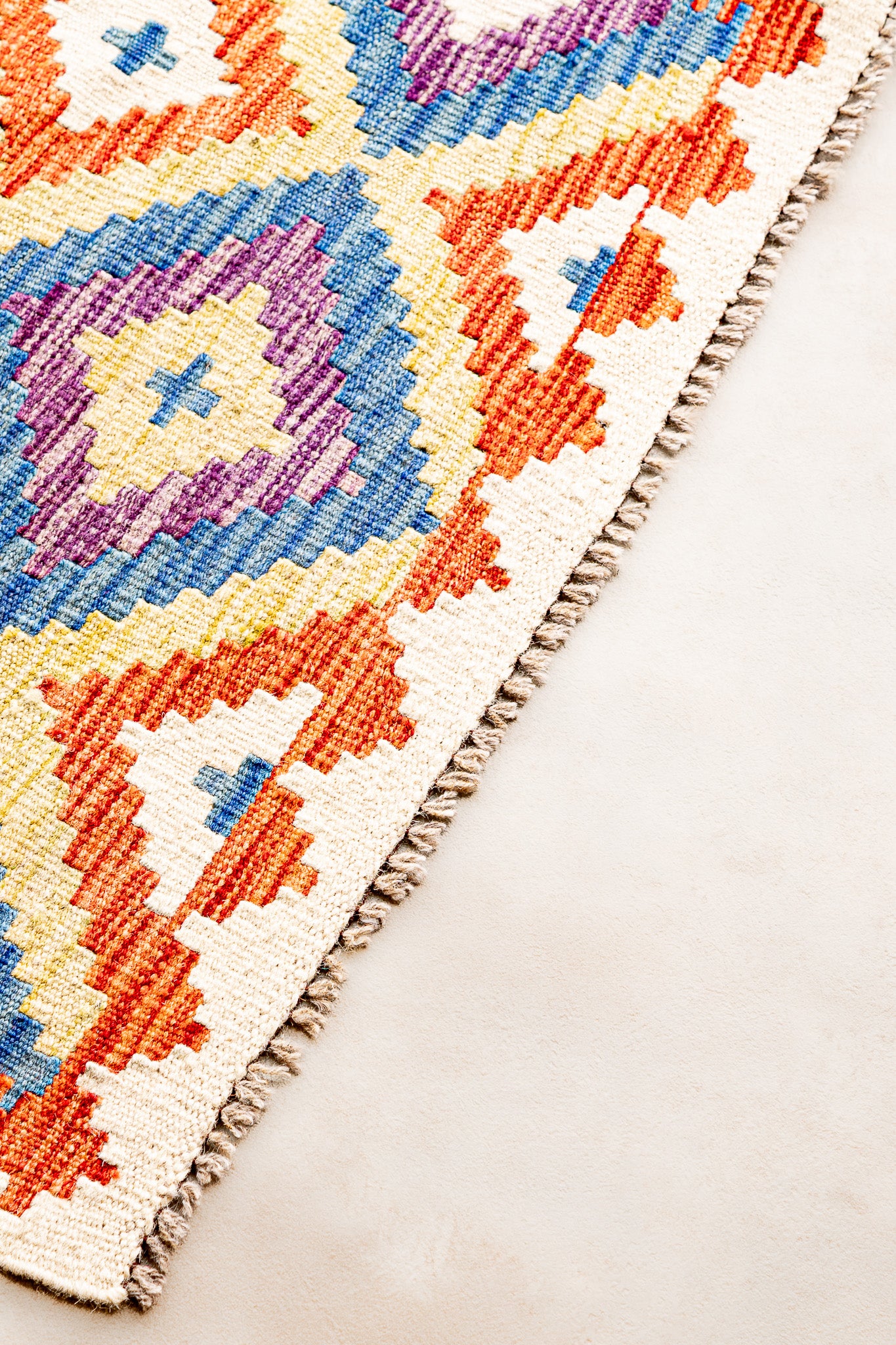 Alfombra Kilim Mai Mai 100% Lana - 80x120cm