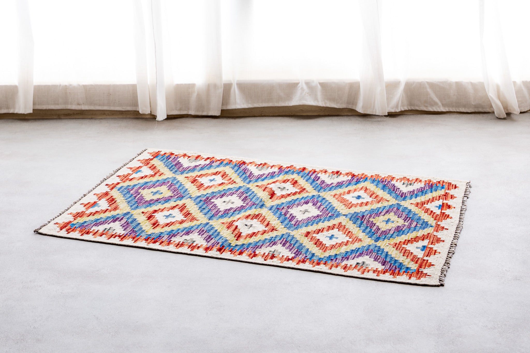 Alfombra Kilim Mai Mai 100% Lana - 80x120cm