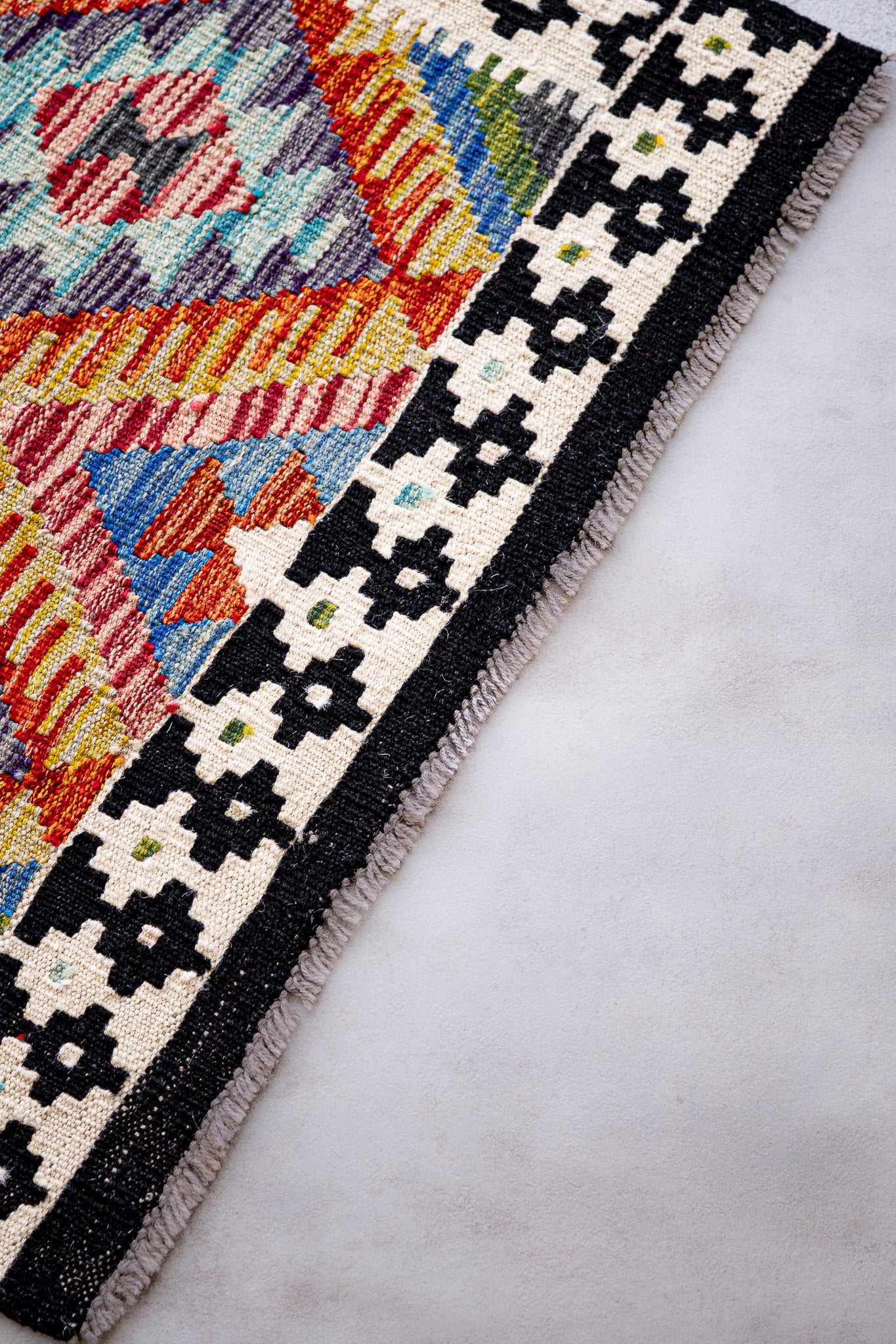 Alfombra Kilim Mai Mai 100% Lana -  81x122cm