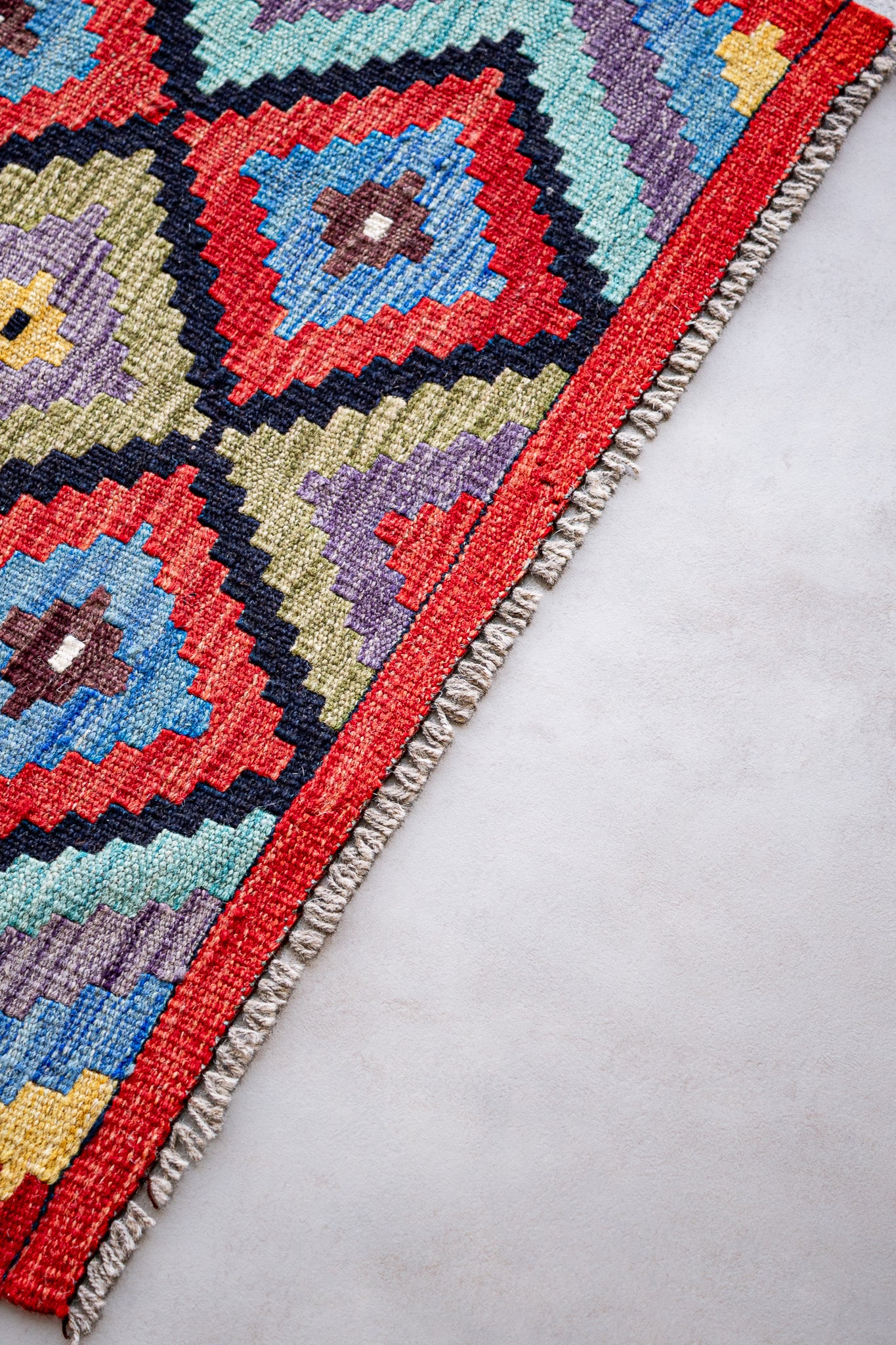 Alfombra Kilim Mai Mai 100% Lana -  79x127cm