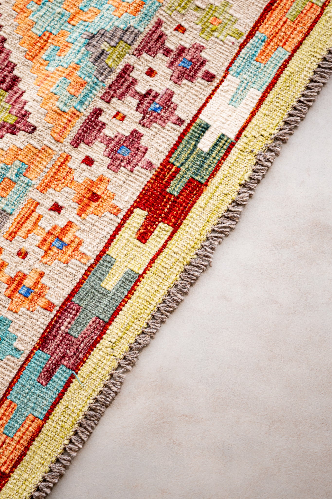 Alfombra Kilim Mai Mai 100% Lana -  85x120cm