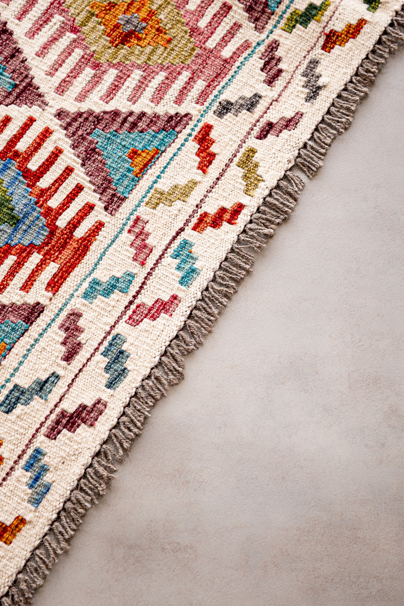 Alfombra Kilim Mai Mai 100% Lana -  148x199cm