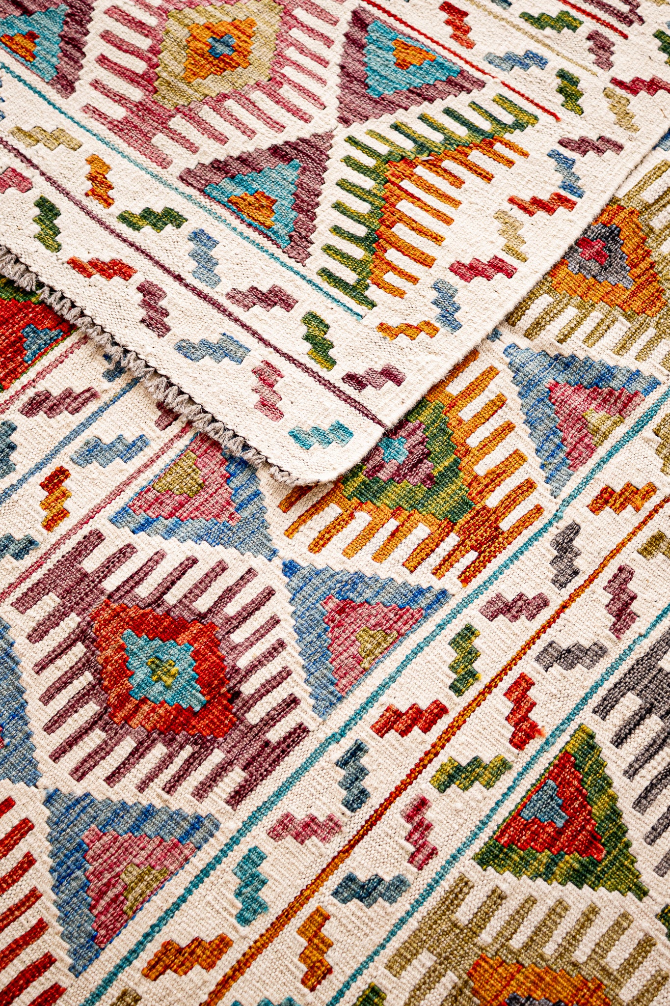 Alfombra Kilim Mai Mai 100% Lana -  148x199cm