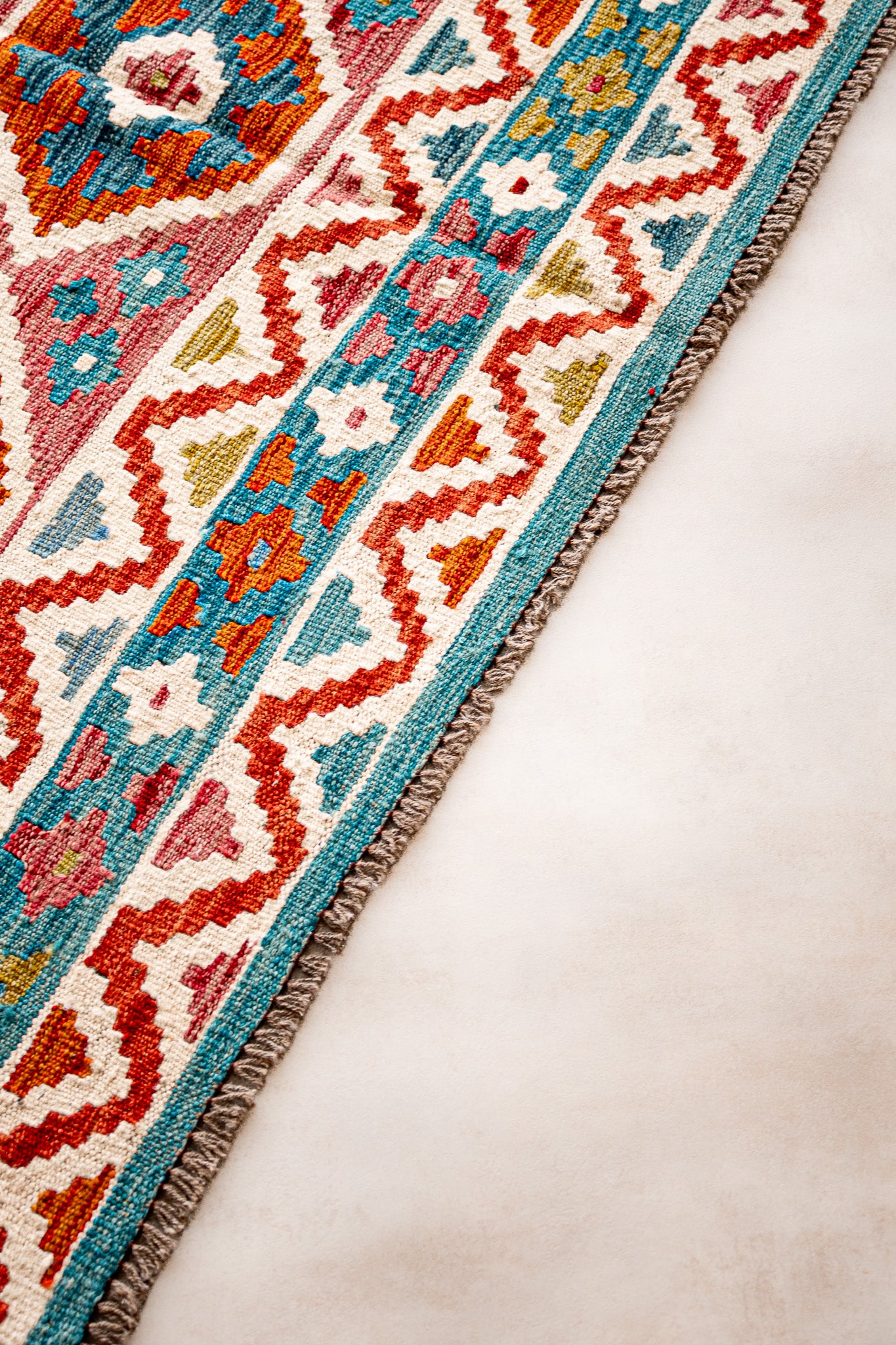 Alfombra Kilim Mai Mai 100% Lana -  154x206cm