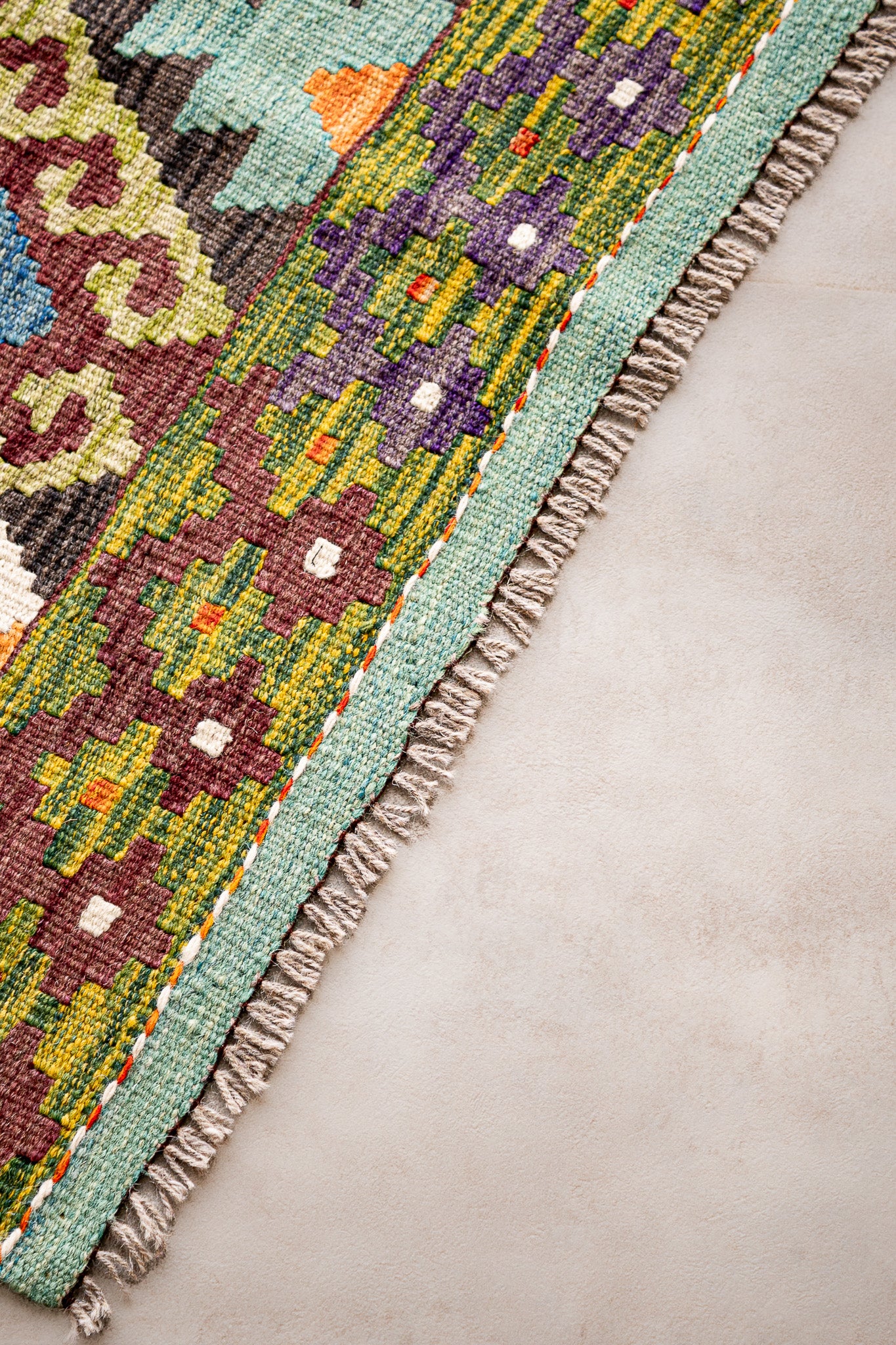 Teppich Kelim Mai Mai - 100 % Wolle - 102x170cm
