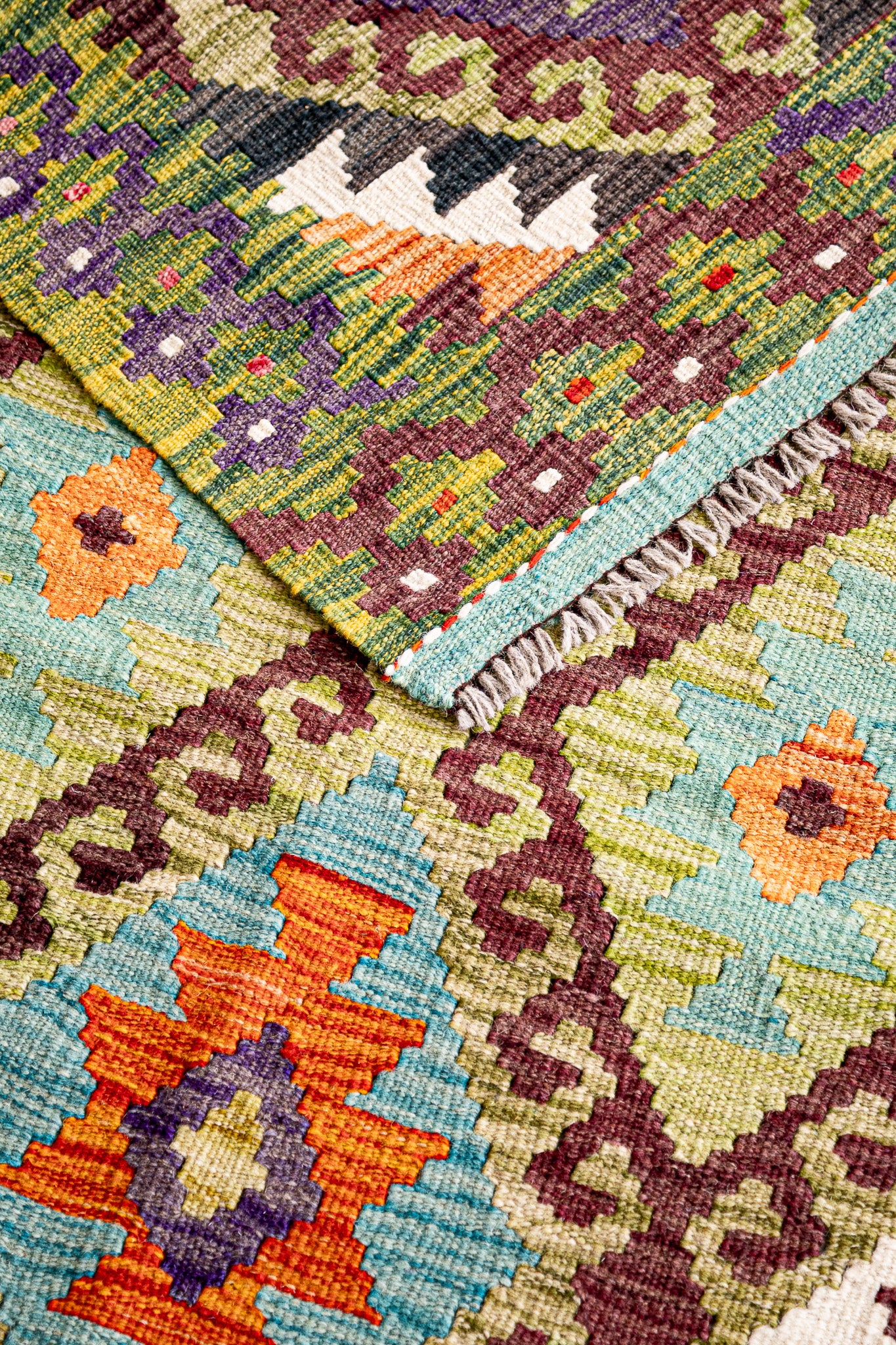 Teppich Kelim Mai Mai - 100 % Wolle - 102x170cm