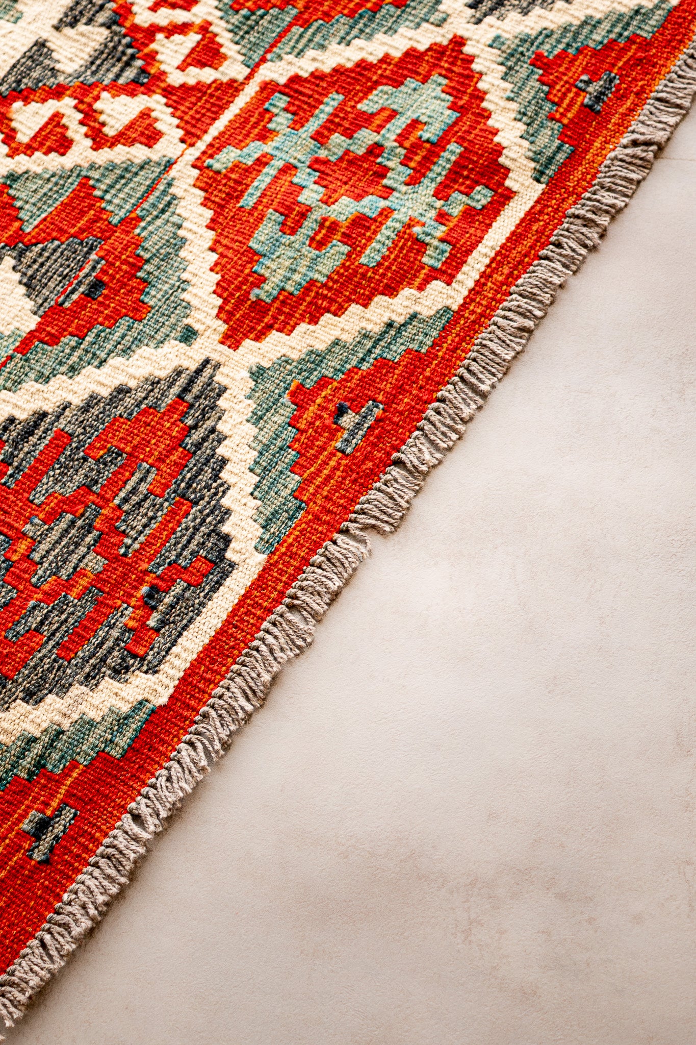 Teppich Kelim Mai Mai - 100 % Wolle - 103x155cm