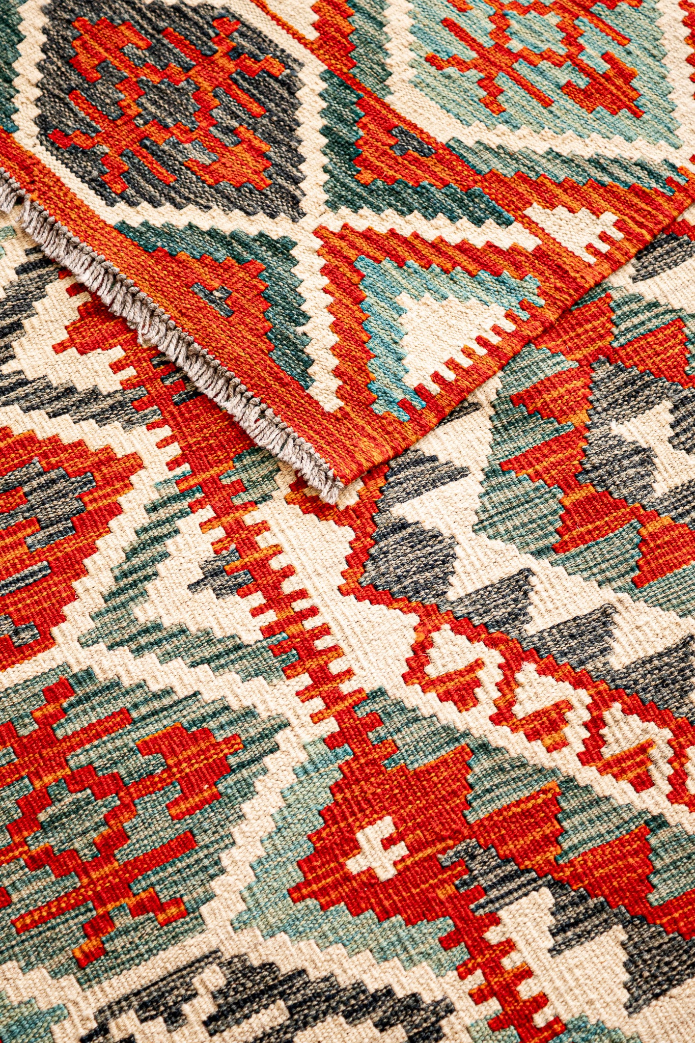 Teppich Kelim Mai Mai - 100 % Wolle - 103x155cm