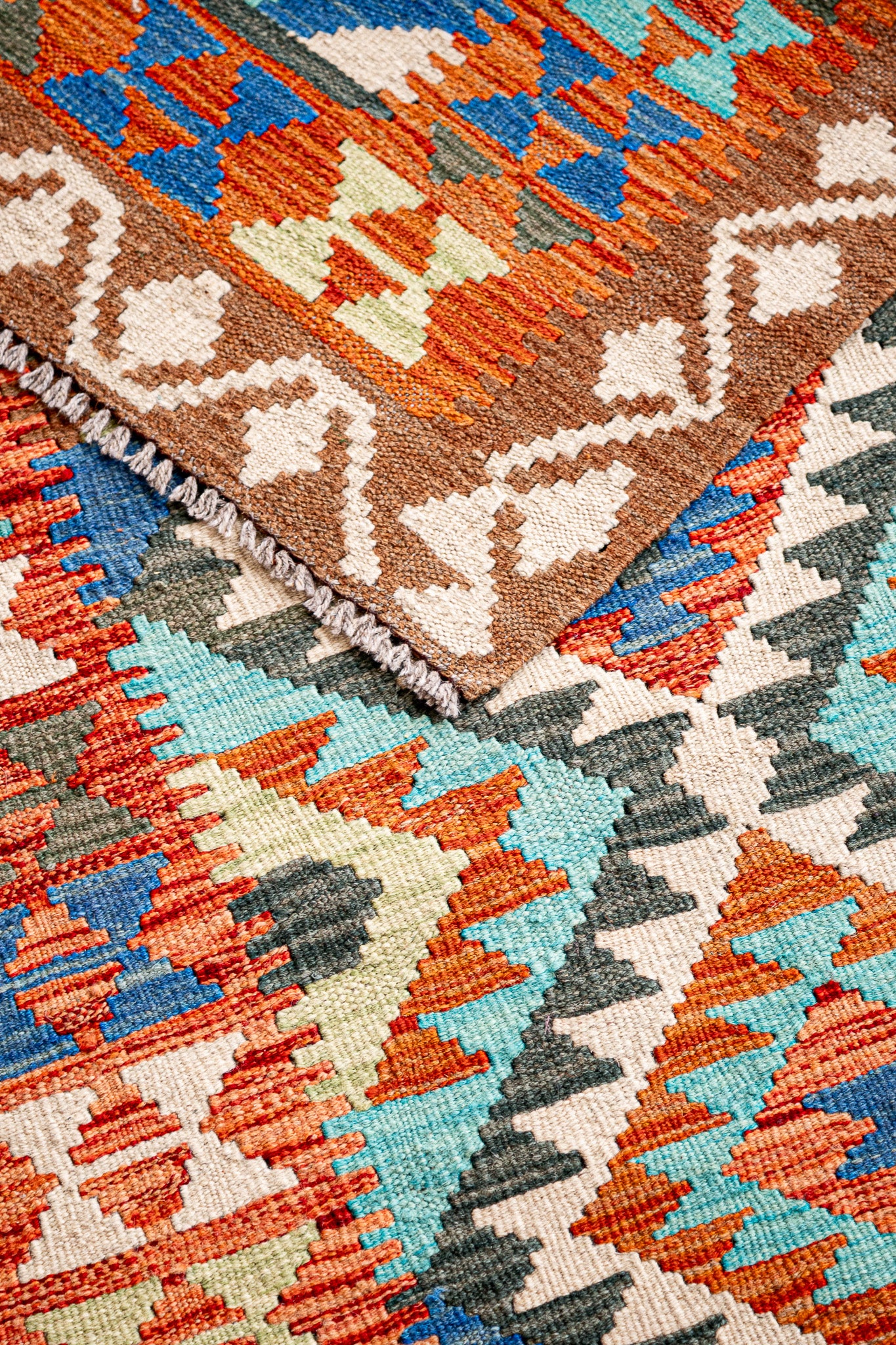 Alfombra Kilim Mai Mai 100% Lana -  103x155cm