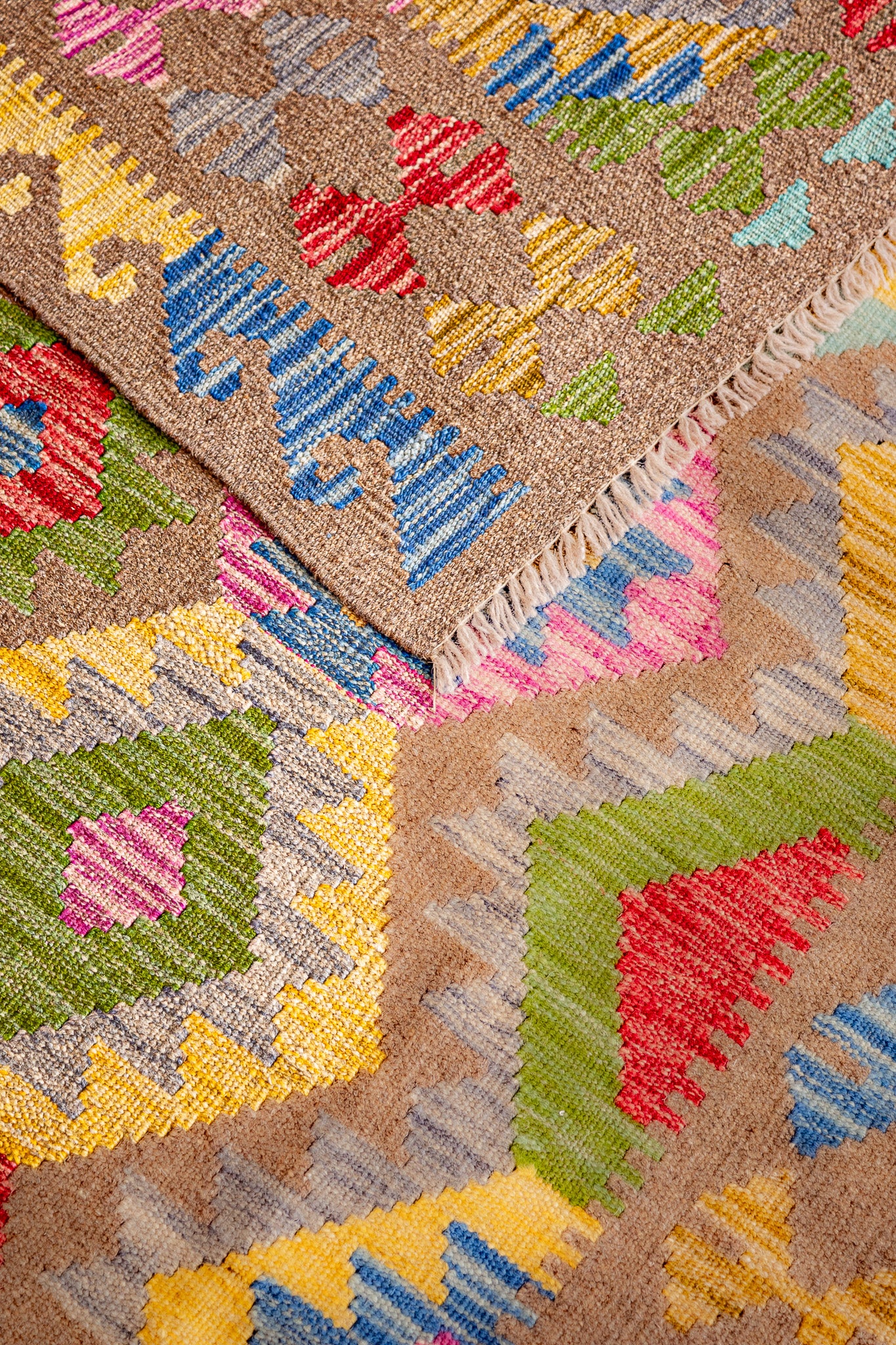 Alfombra Kilim Mai Mai 100% Lana - 150x190cm