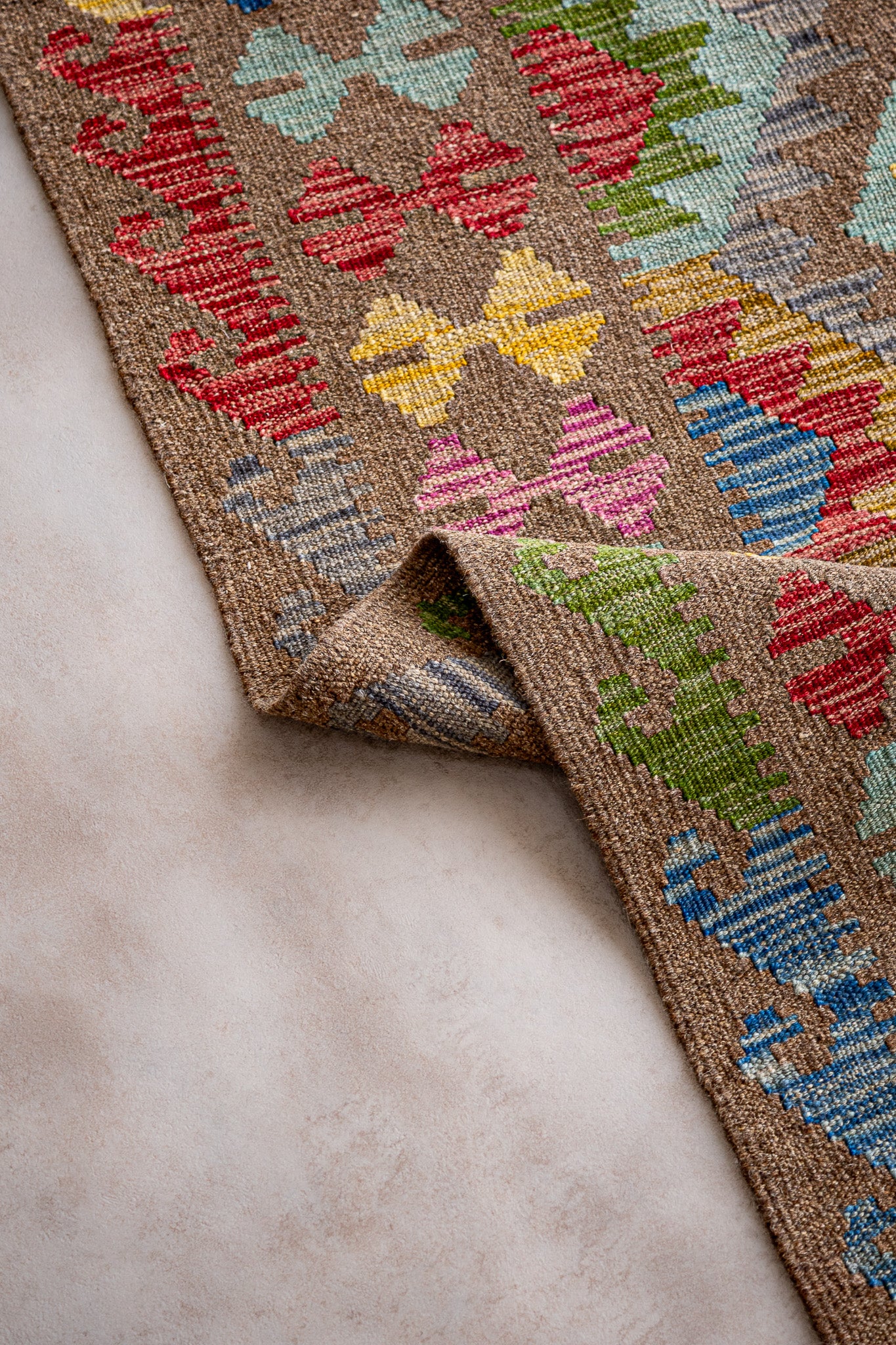 Alfombra Kilim Mai Mai 100% Lana - 150x190cm