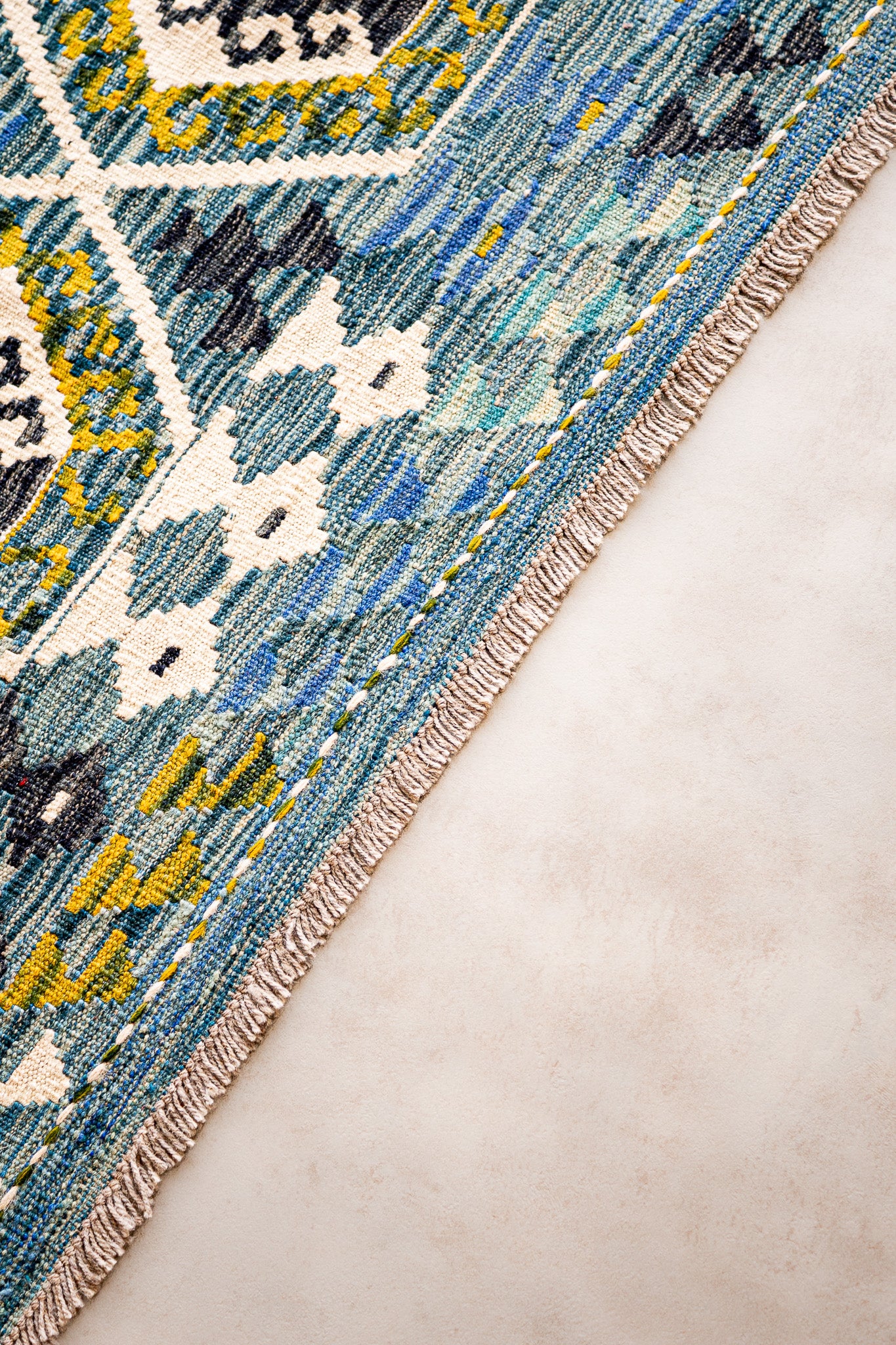 Teppich Kelim Mai Mai - 100 % Wolle - 206x300cm