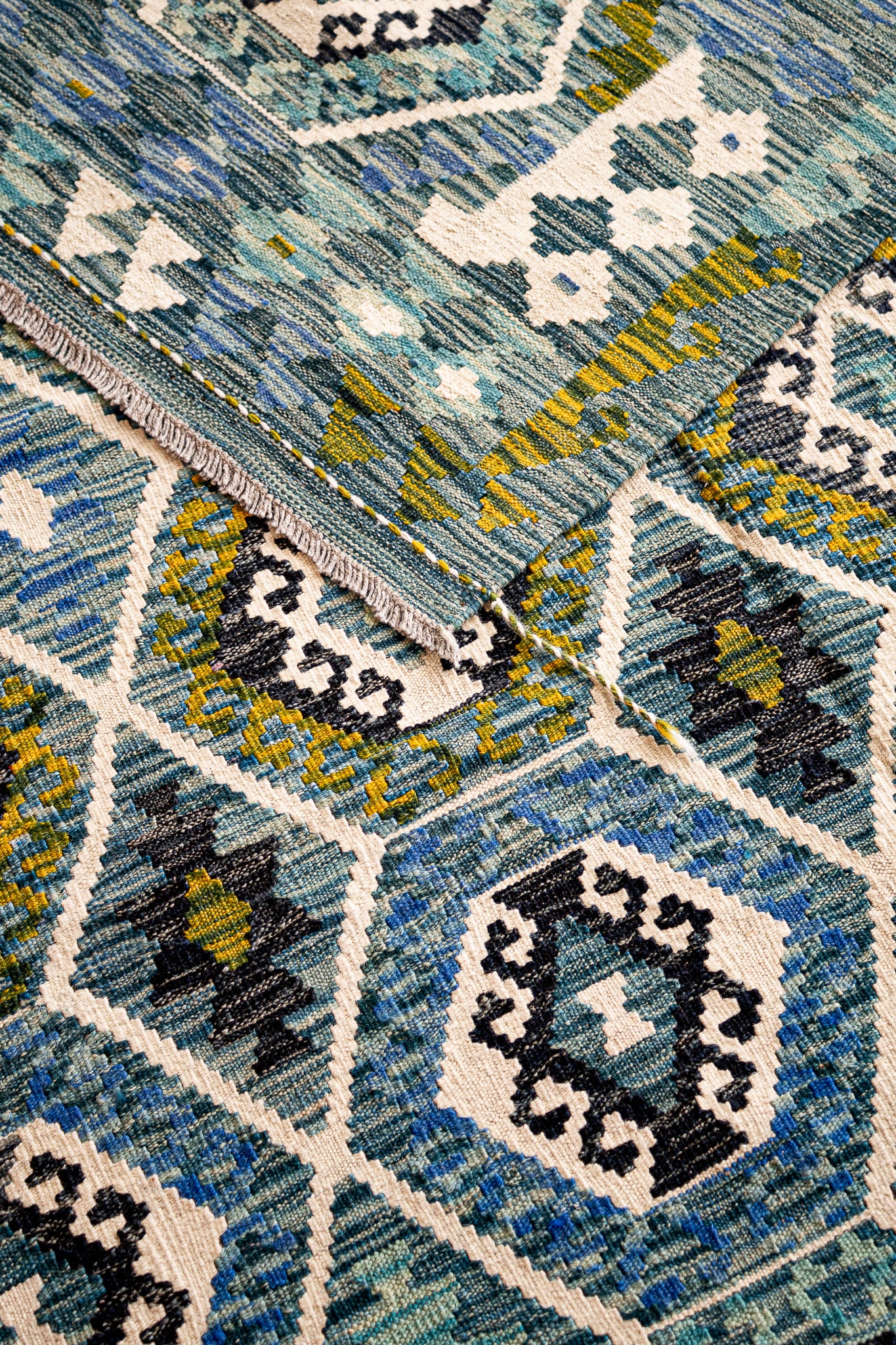 Teppich Kelim Mai Mai - 100 % Wolle - 206x300cm