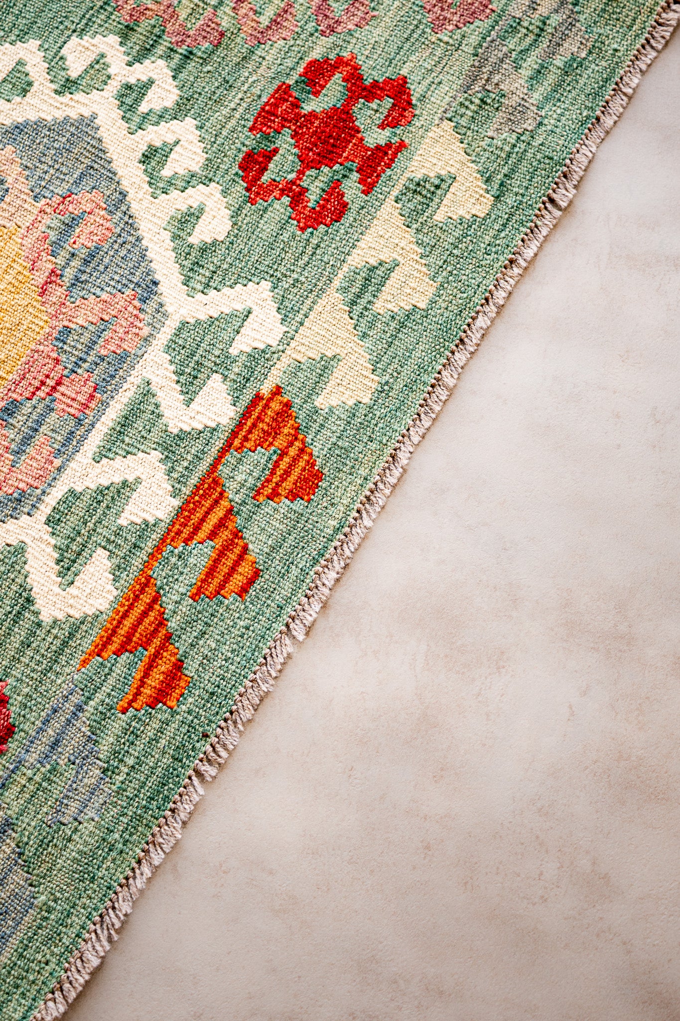 Alfombra Kilim Mai Mai 100% Lana - 175x247cm
