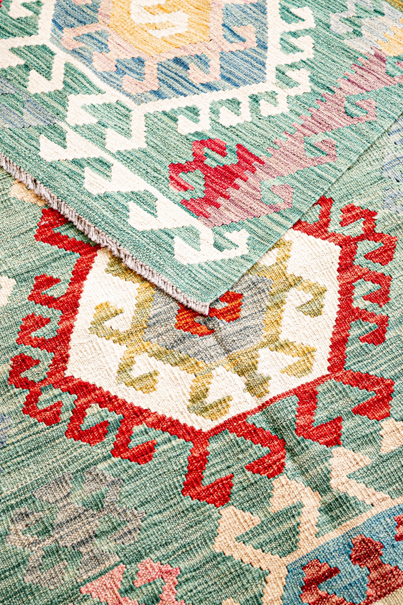 Alfombra Kilim Mai Mai 100% Lana - 175x247cm