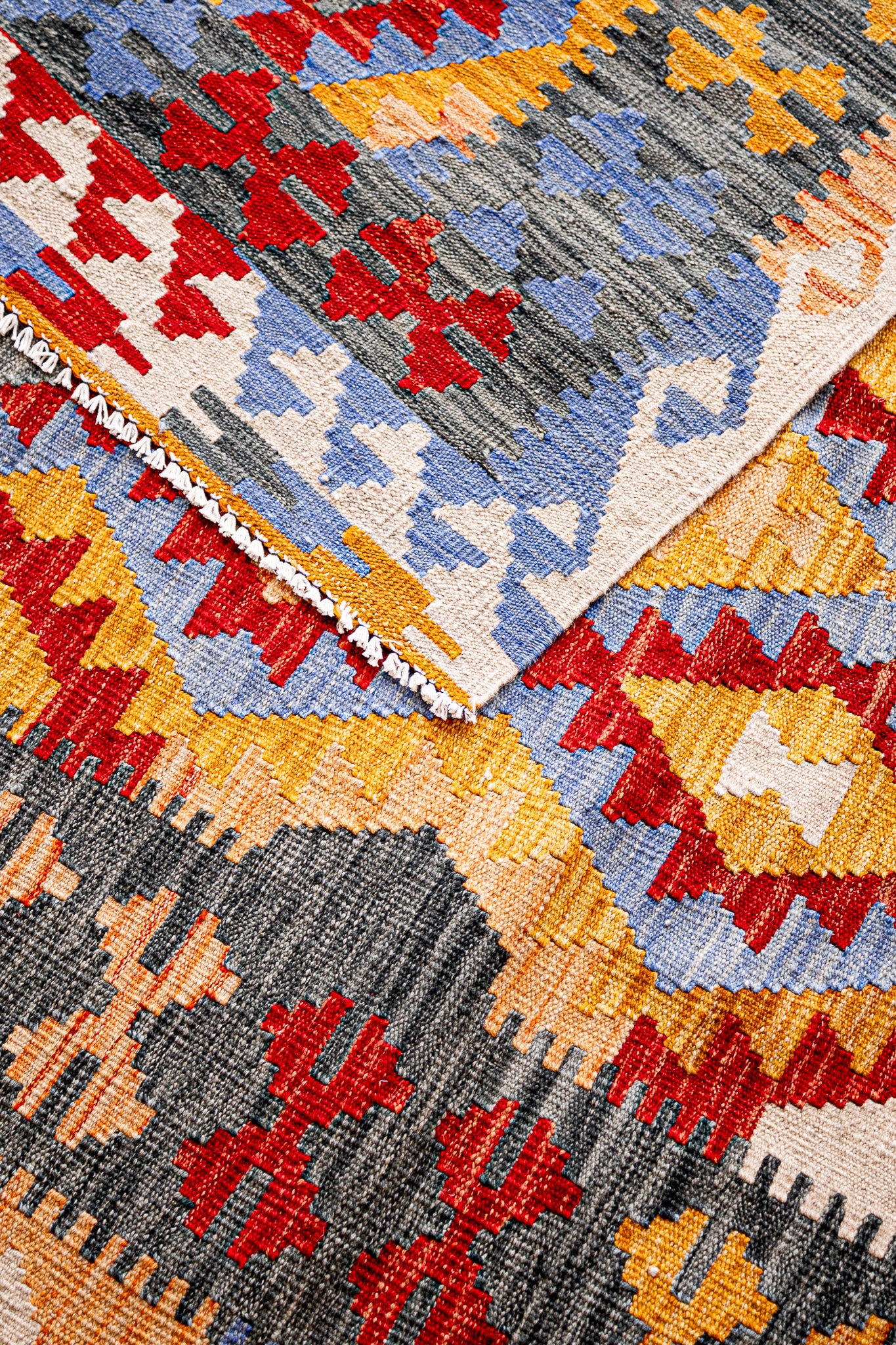 Alfombra Kilim Mai Mai 100% Lana - 150x198cm