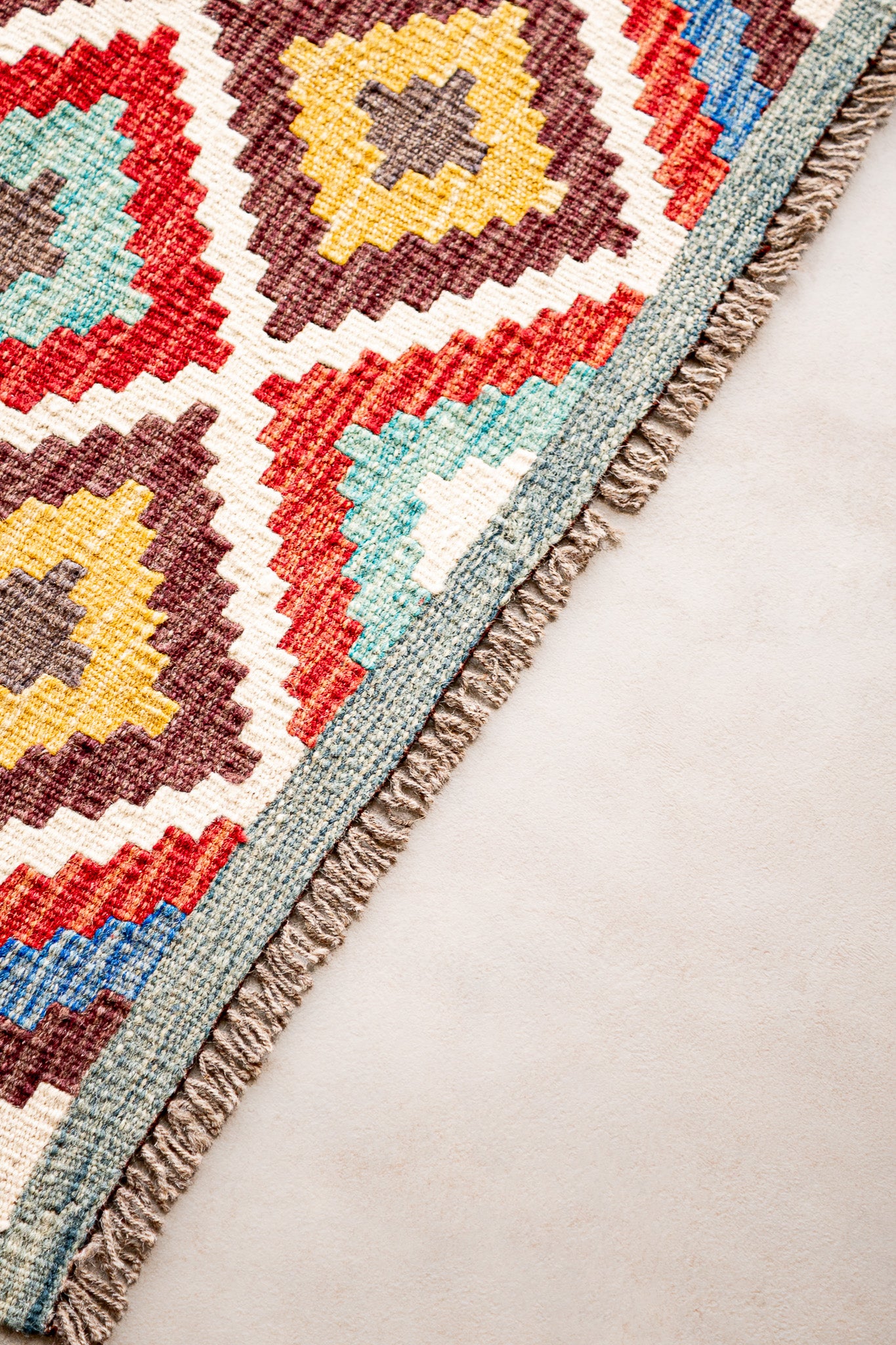 Teppich Kelim Mai Mai - 100 % Wolle - 75x122cm