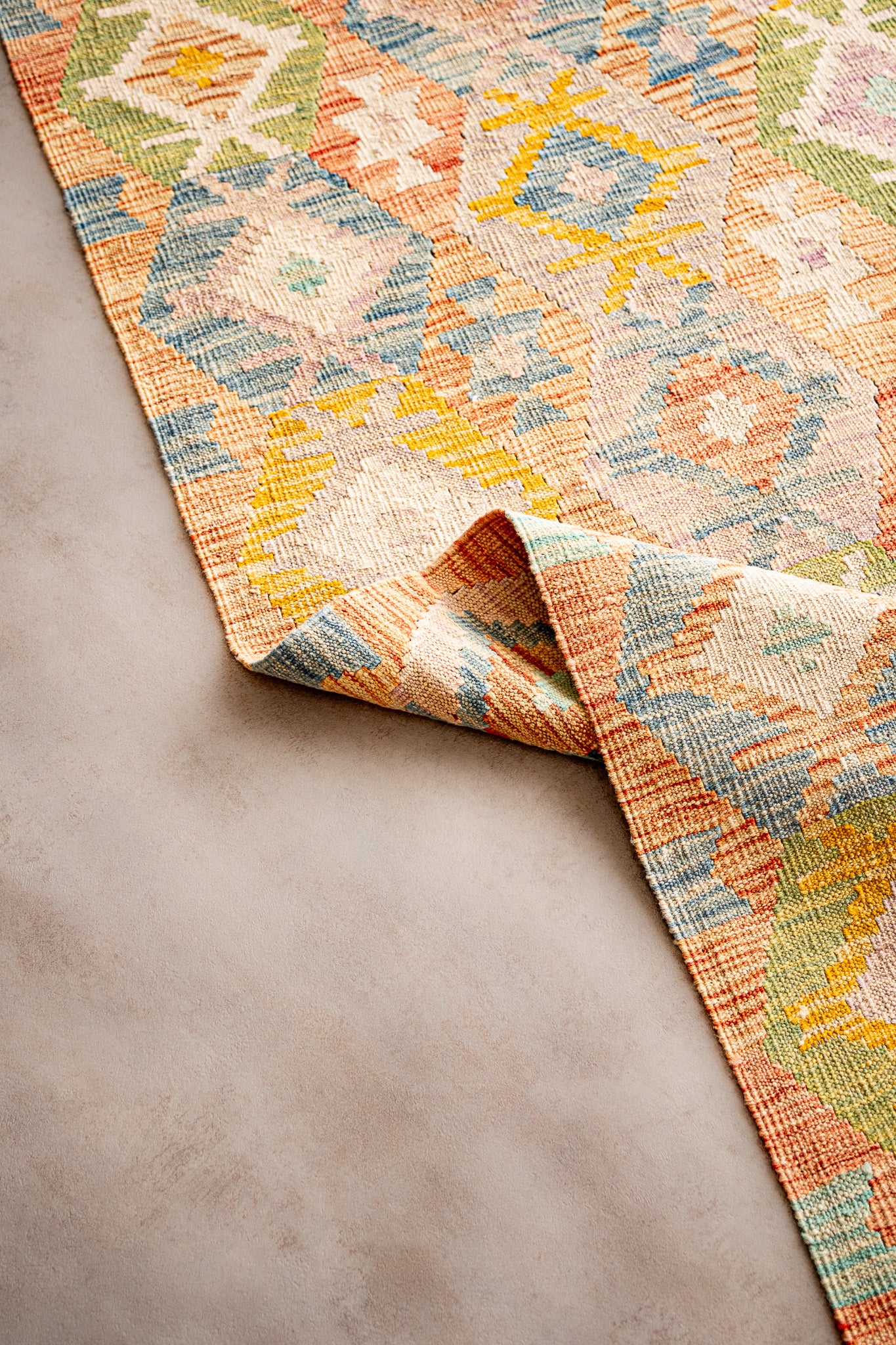 Alfombra Kilim Mai Mai 100% Lana - 173x247cm
