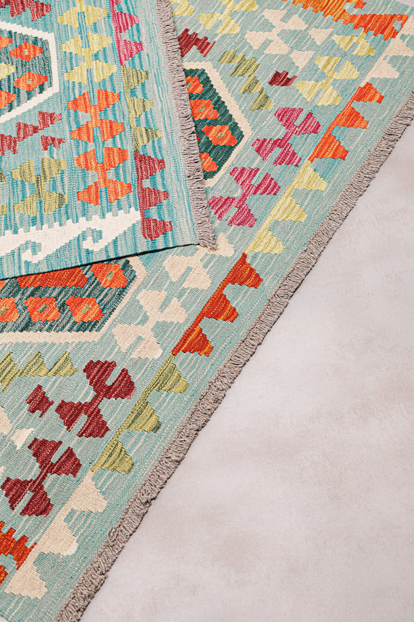 Teppich Kelim Mai Mai - 100 % Wolle - 127x183cm