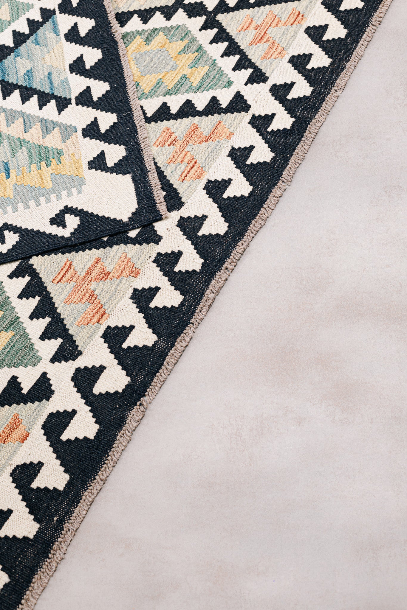 Teppich Kelim Mai Mai - 100 % Wolle - 172x252cm