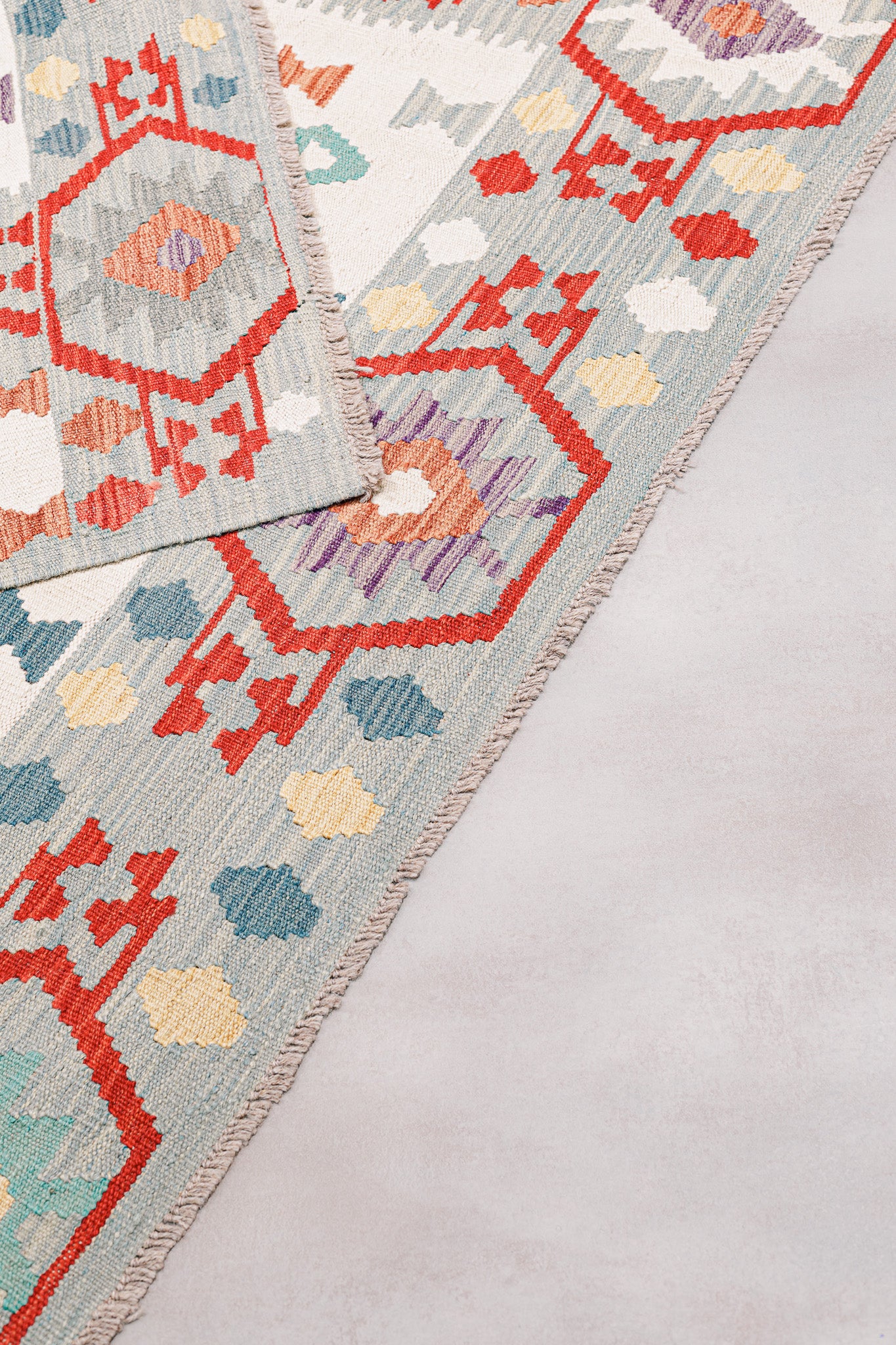  Teppich Kelim Mai Mai - 100 % Wolle - 168x250cm