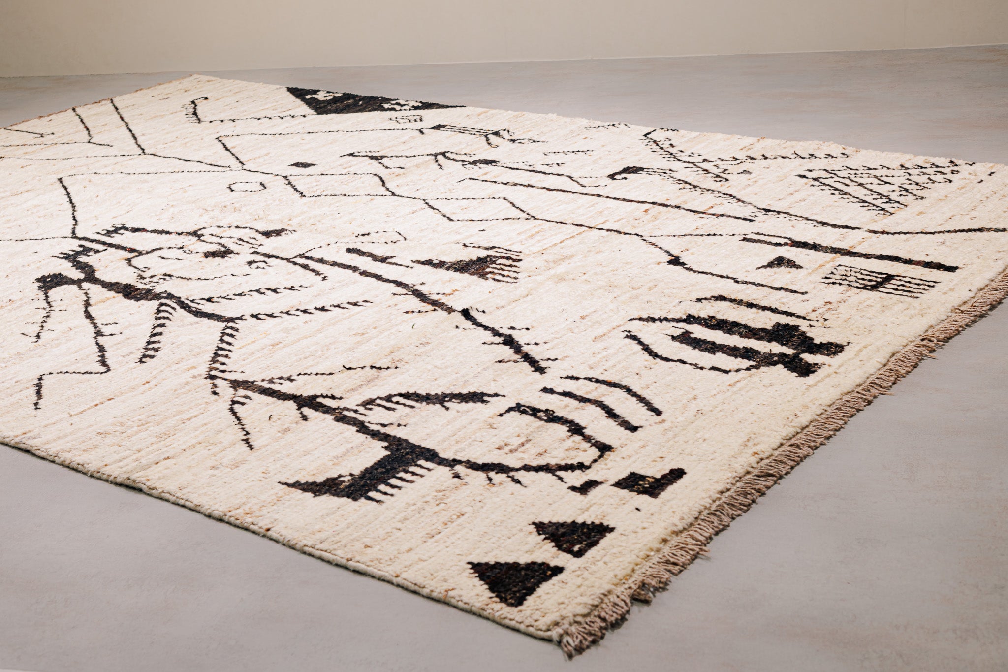 Alfombra Tribal Moroccan- 100% Lana